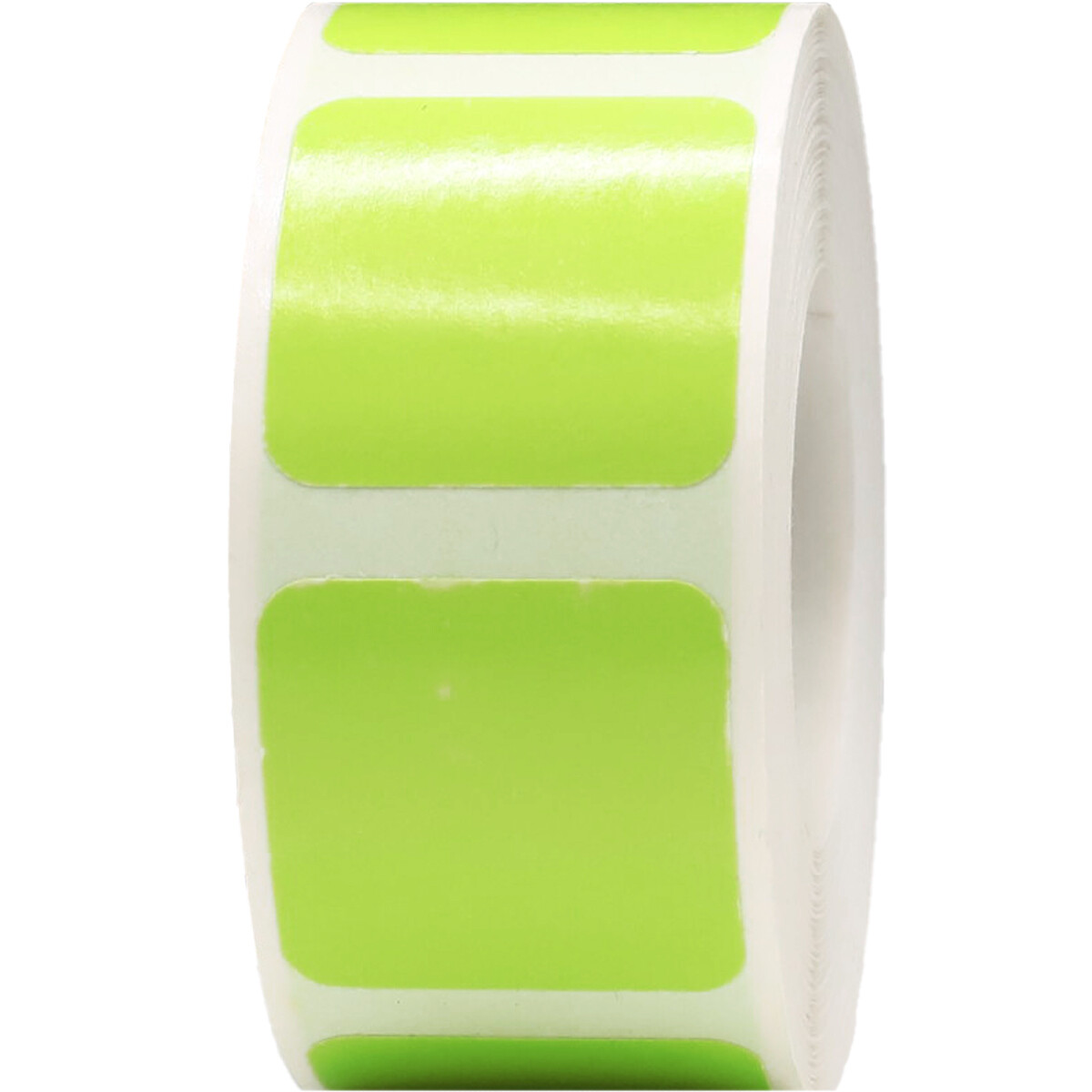 Square Stickers | 1″ Inch Wide | 500 Pack | Pick One Color