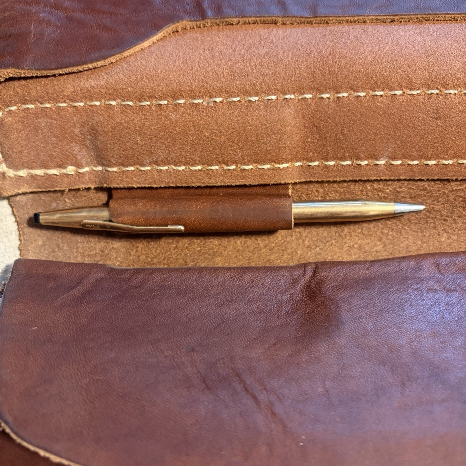 Coronado Stone Washed Horween Leather Portfolio Organizer California 13”x 9.5”