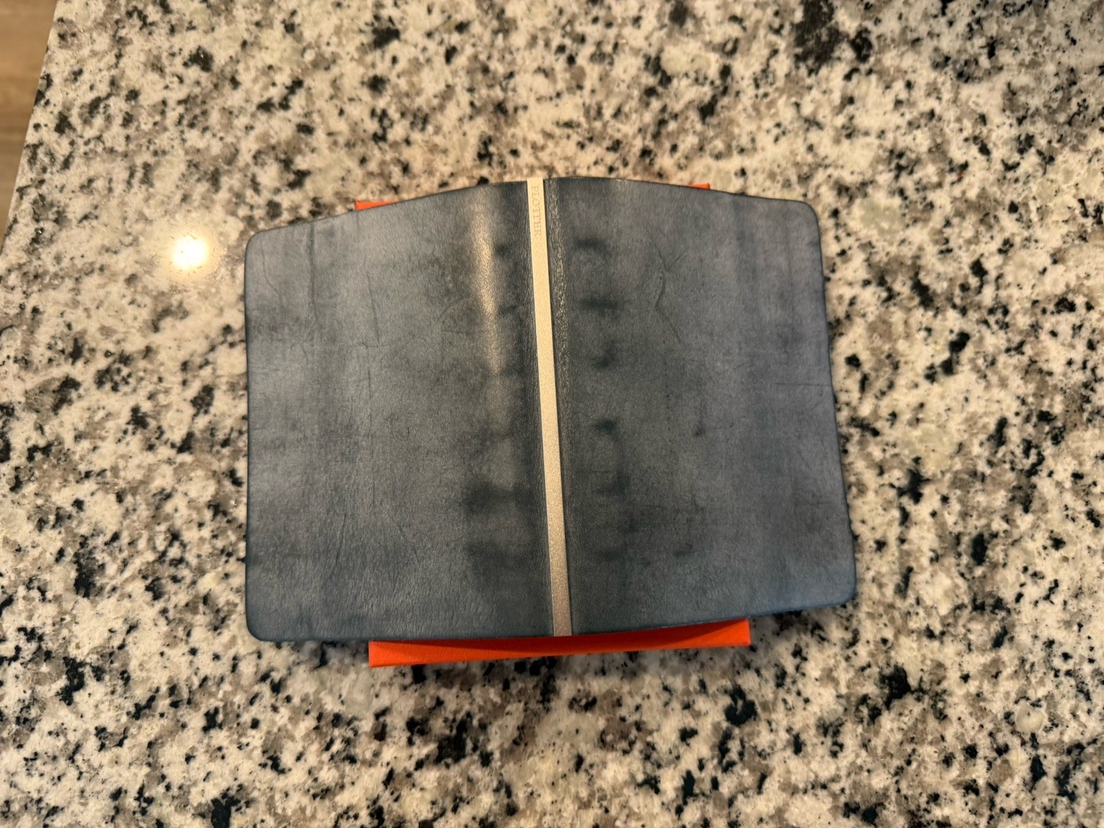 Plotter Mini 6 Leather Binder Planner – Shiranami Blue