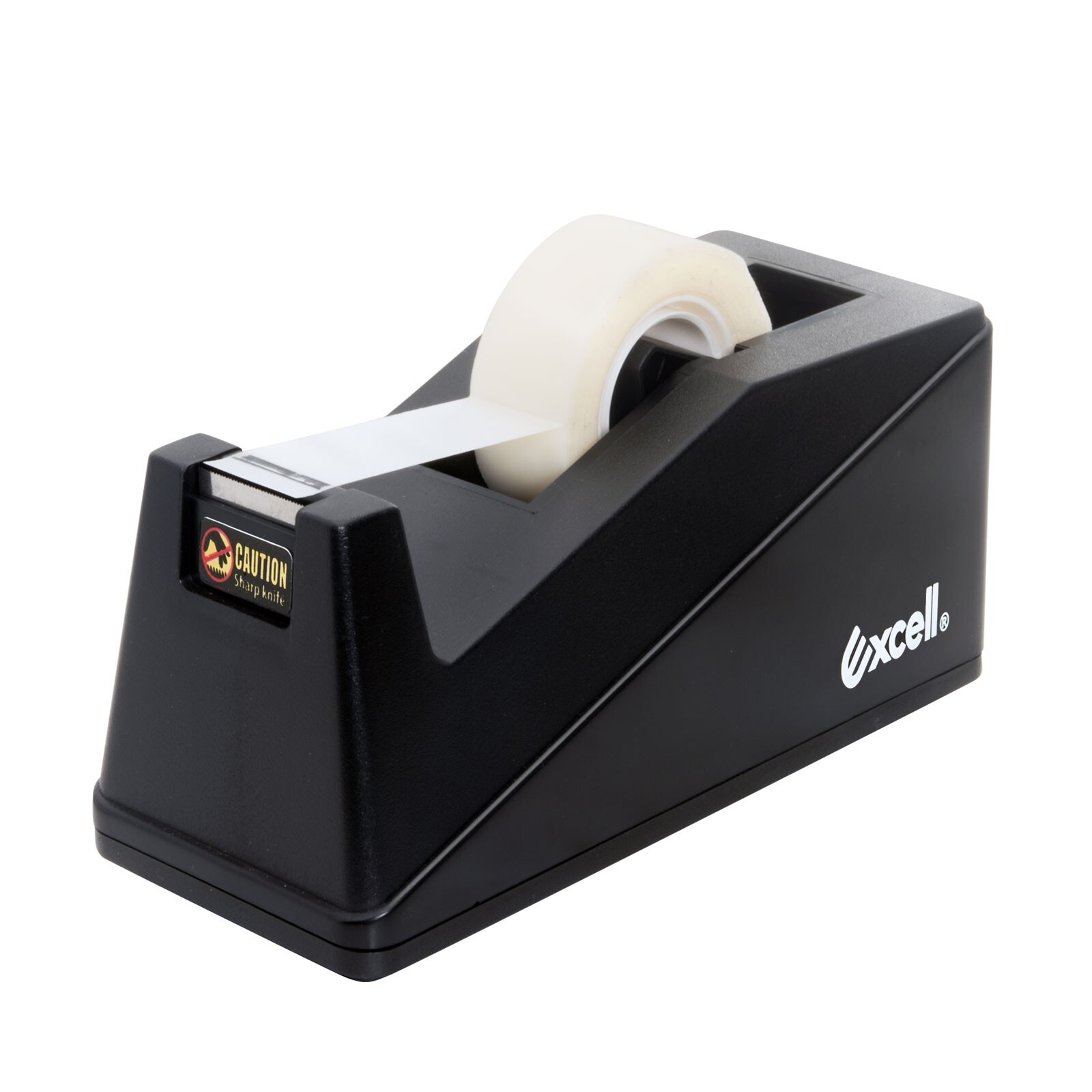 Excell Desk Tape Dispenser 1″ Core 3/4″ Tape, Non-Skid Base for Office, No Tape