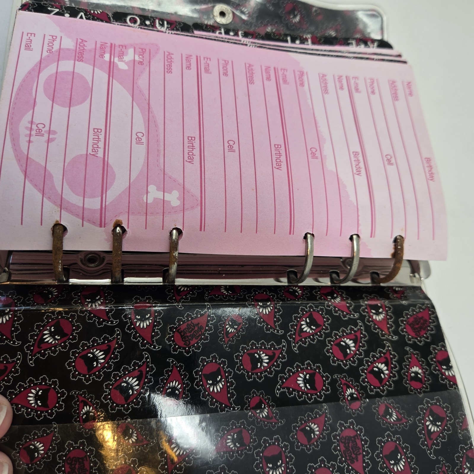 Emely the Strange “CURIOSITY KILLED THE CAT” Planner Whatever! 2007 RUSTED!