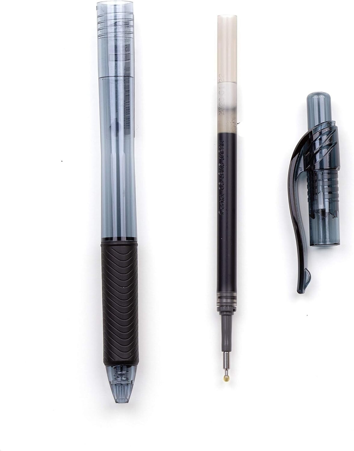 Pentel Refill Ink for EnerGel Liquid Gel Pen, fine (0.5mm), Black Ink, Box of 12