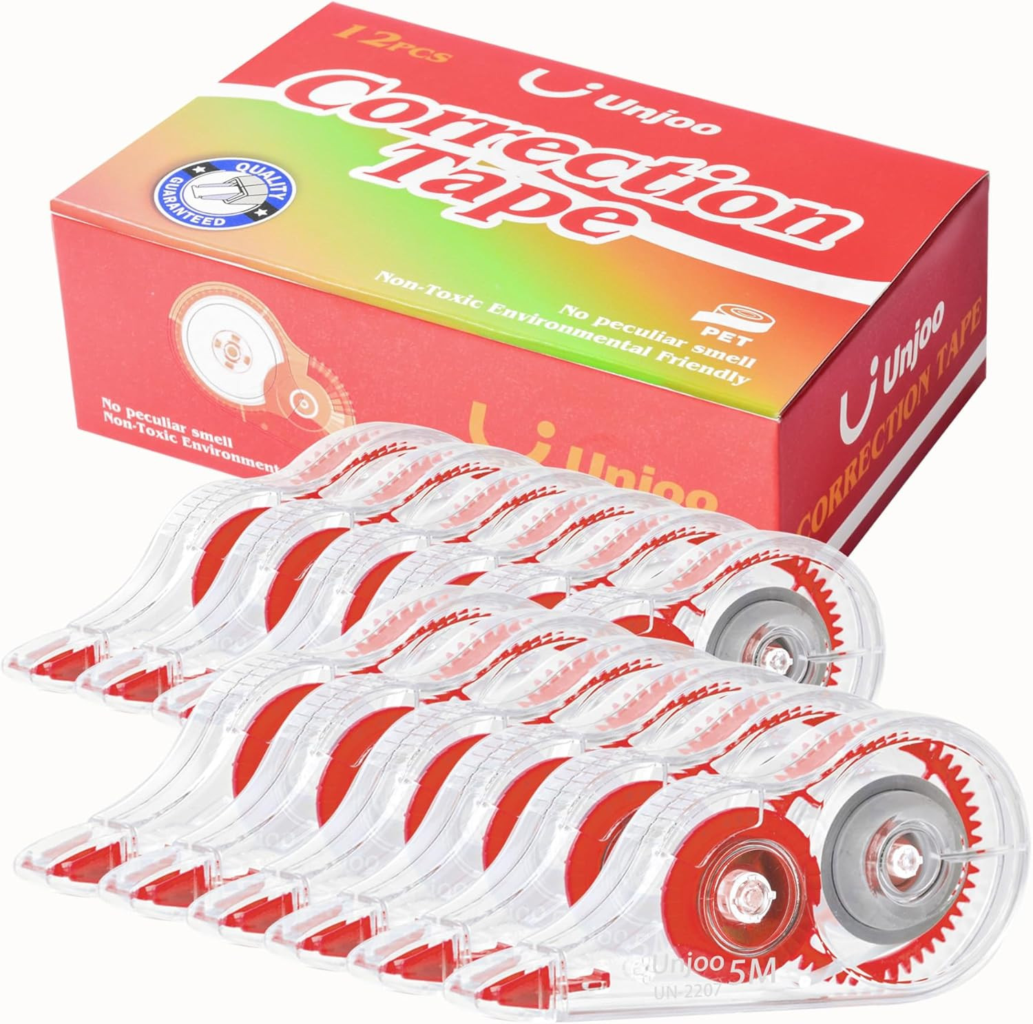 White Correction Tape, Easy To Use Applicator for Instant Corrections Wrong W…