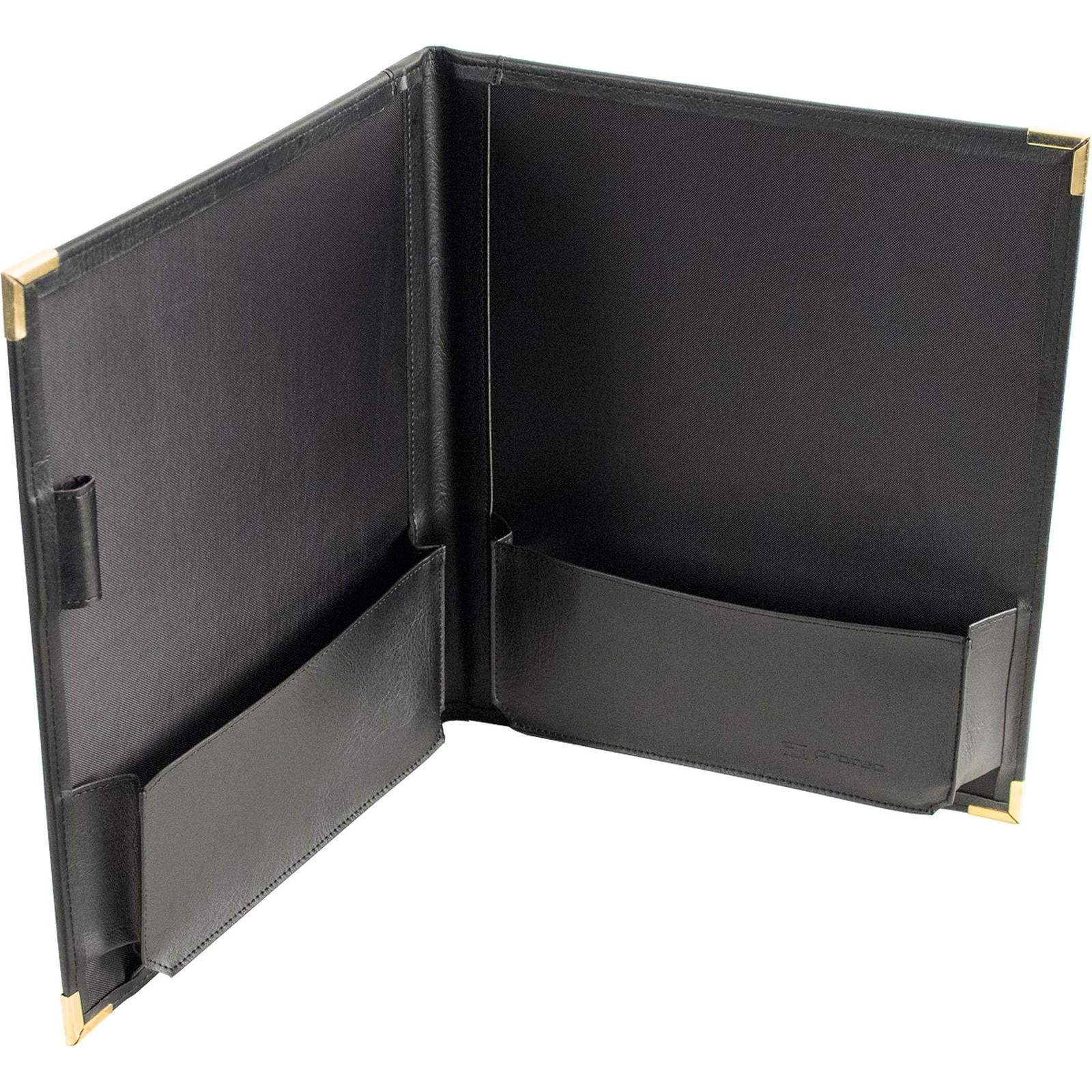 Protec Leatherette Deluxed Padded Sheet Music Folder with Brass Corners, Model