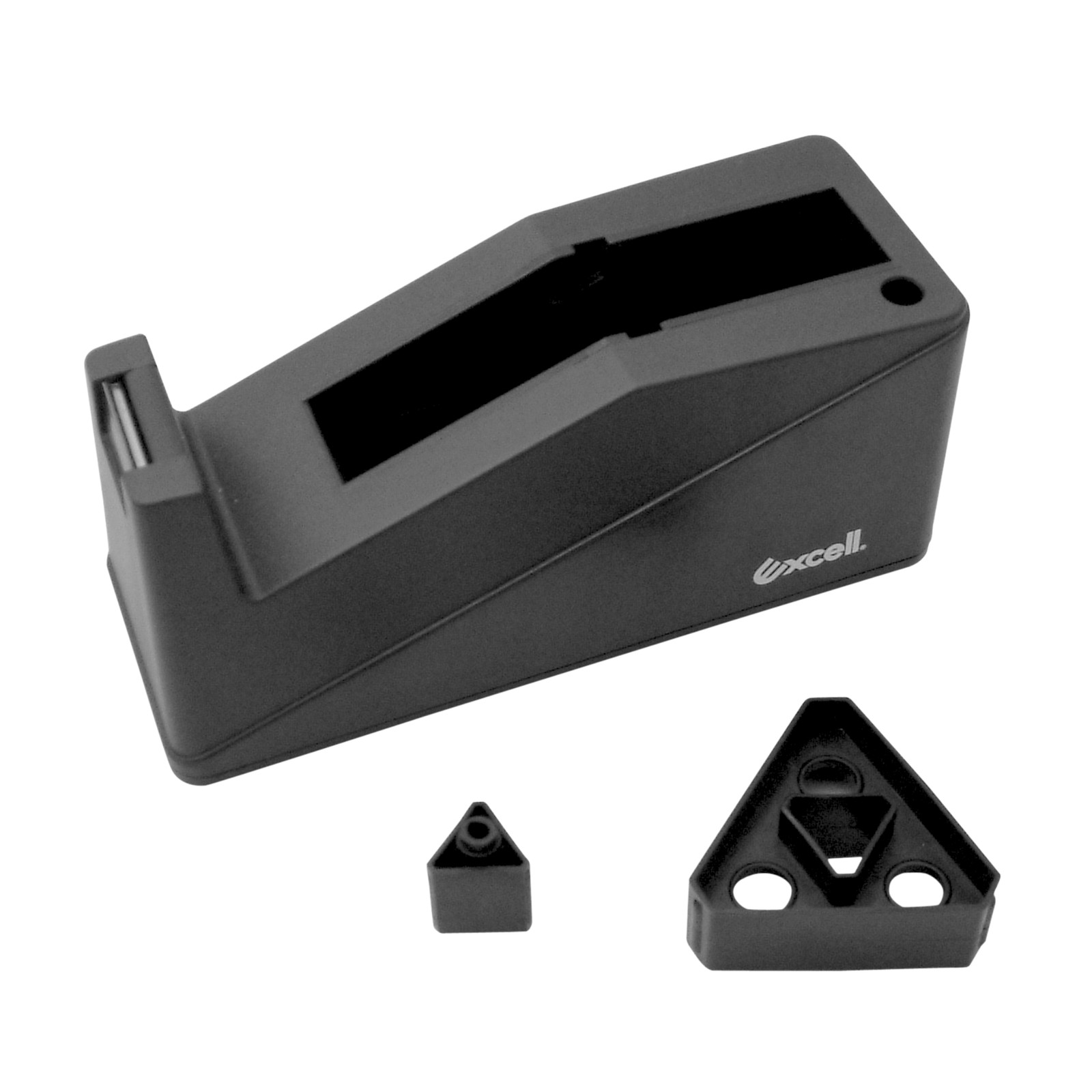 Excell Desk Tape Dispenser [Dual Core] (ET-19125): 1 in. width (Blue)