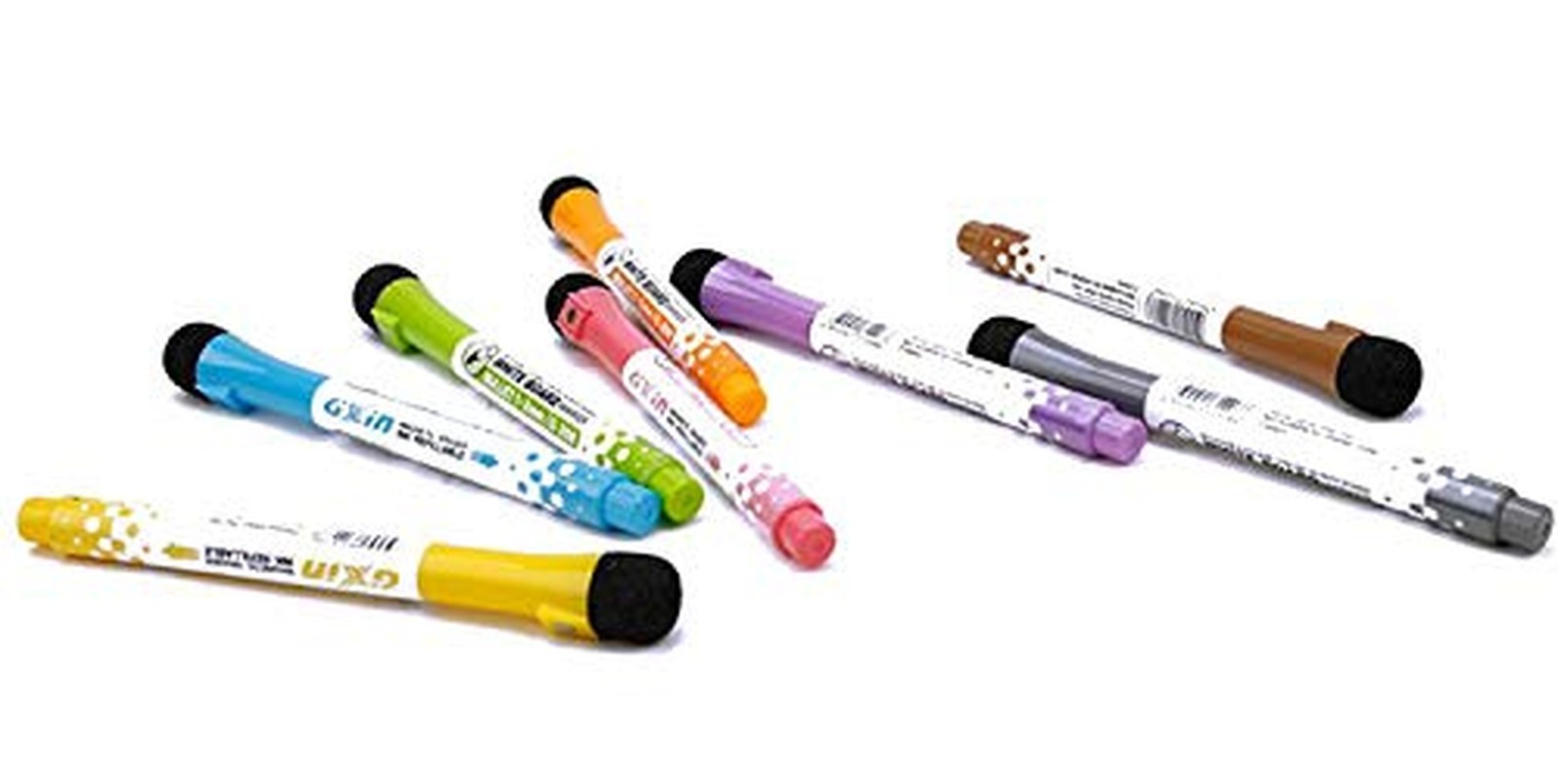 Dry Erase Markers for Whiteboard w/Eraser Caps (16 Pack), Magnetic White Boar…
