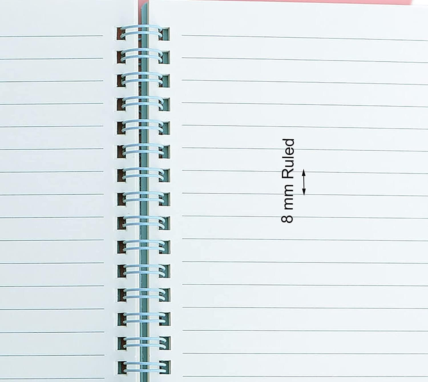 Spiral Notebook, 4 Pcs 8.3 Inch X 5.9 Inch A5 Thick Plastic Hardcover 8Mm Ruled