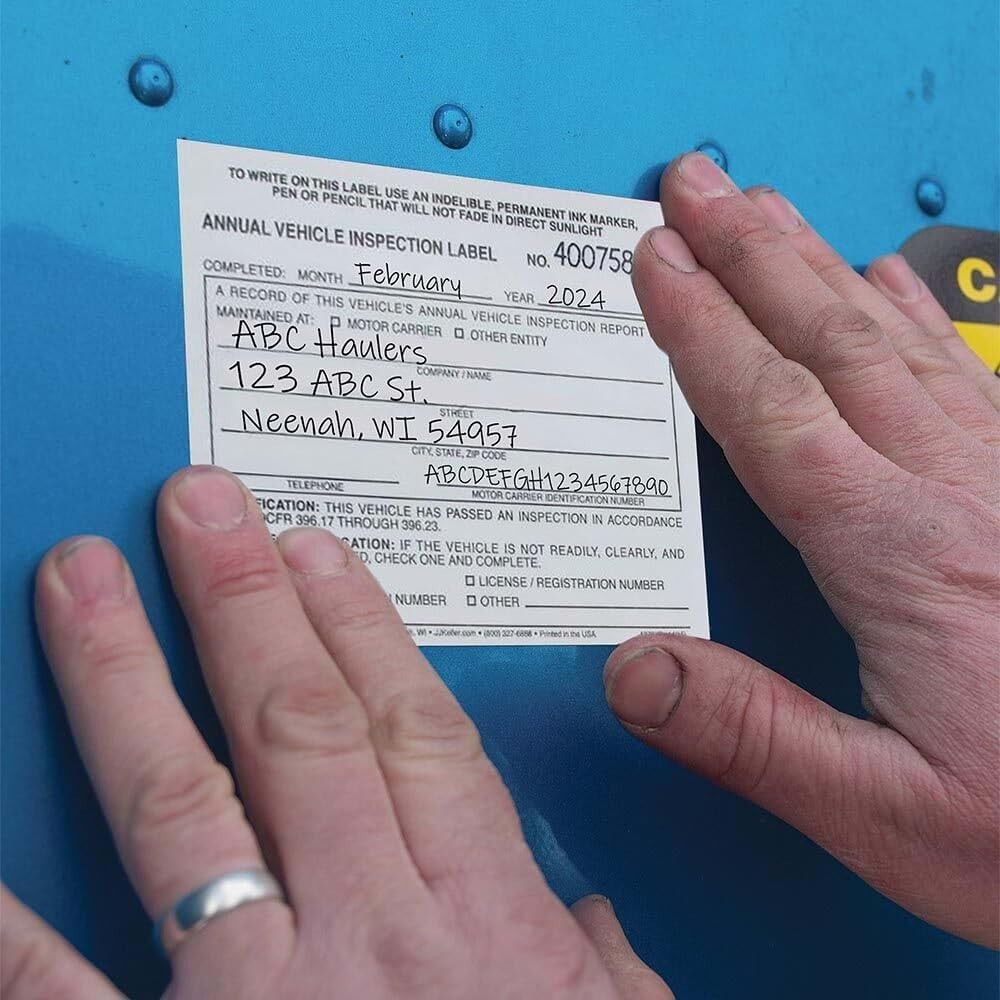 Easy-to-Use 25-Pack Carbonless Vehicle Inspection Forms & Labels – J. J. Keller