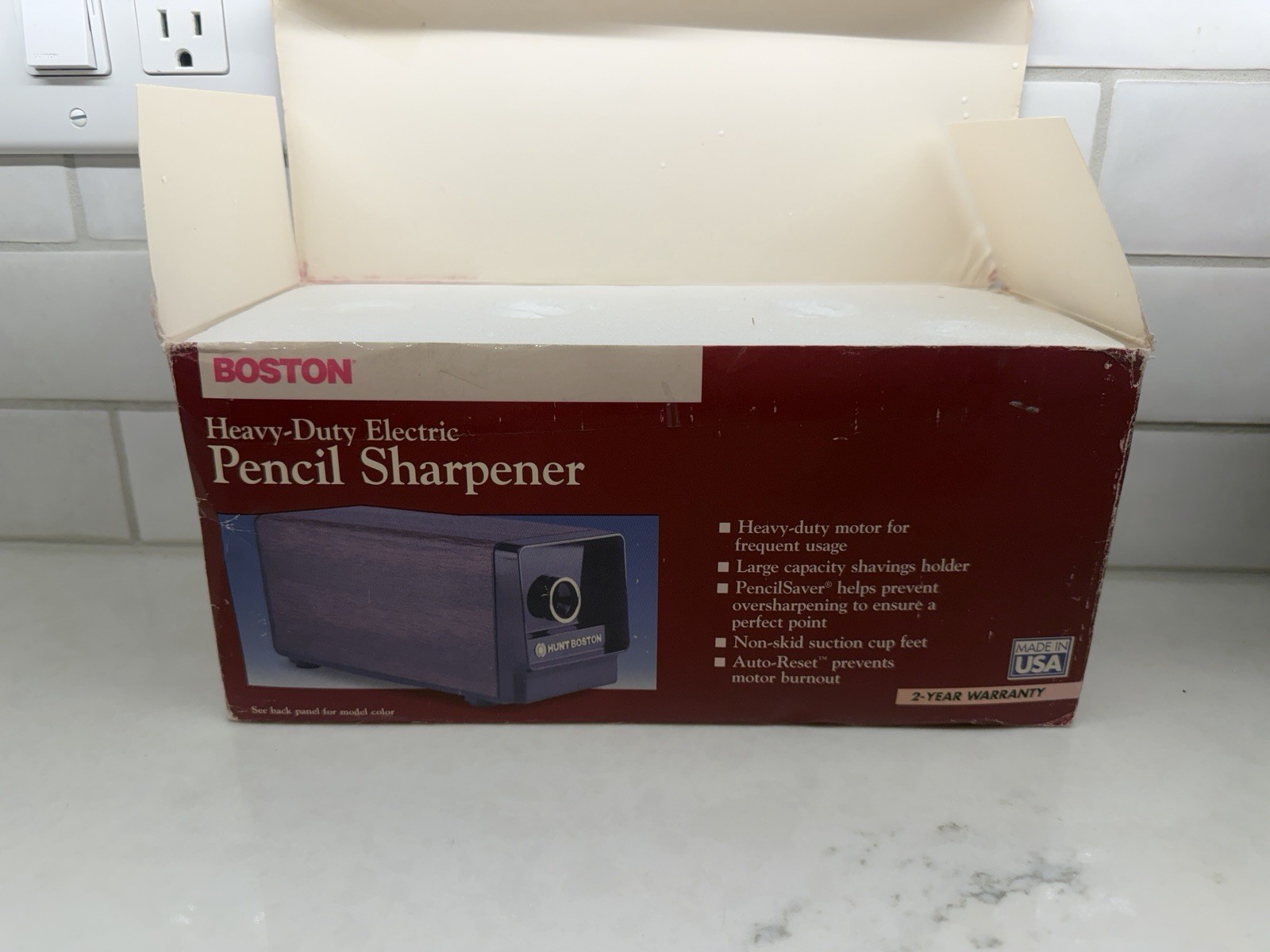 Boston Heavy Duty Electric Pencil Sharpener #1744 – new in box
