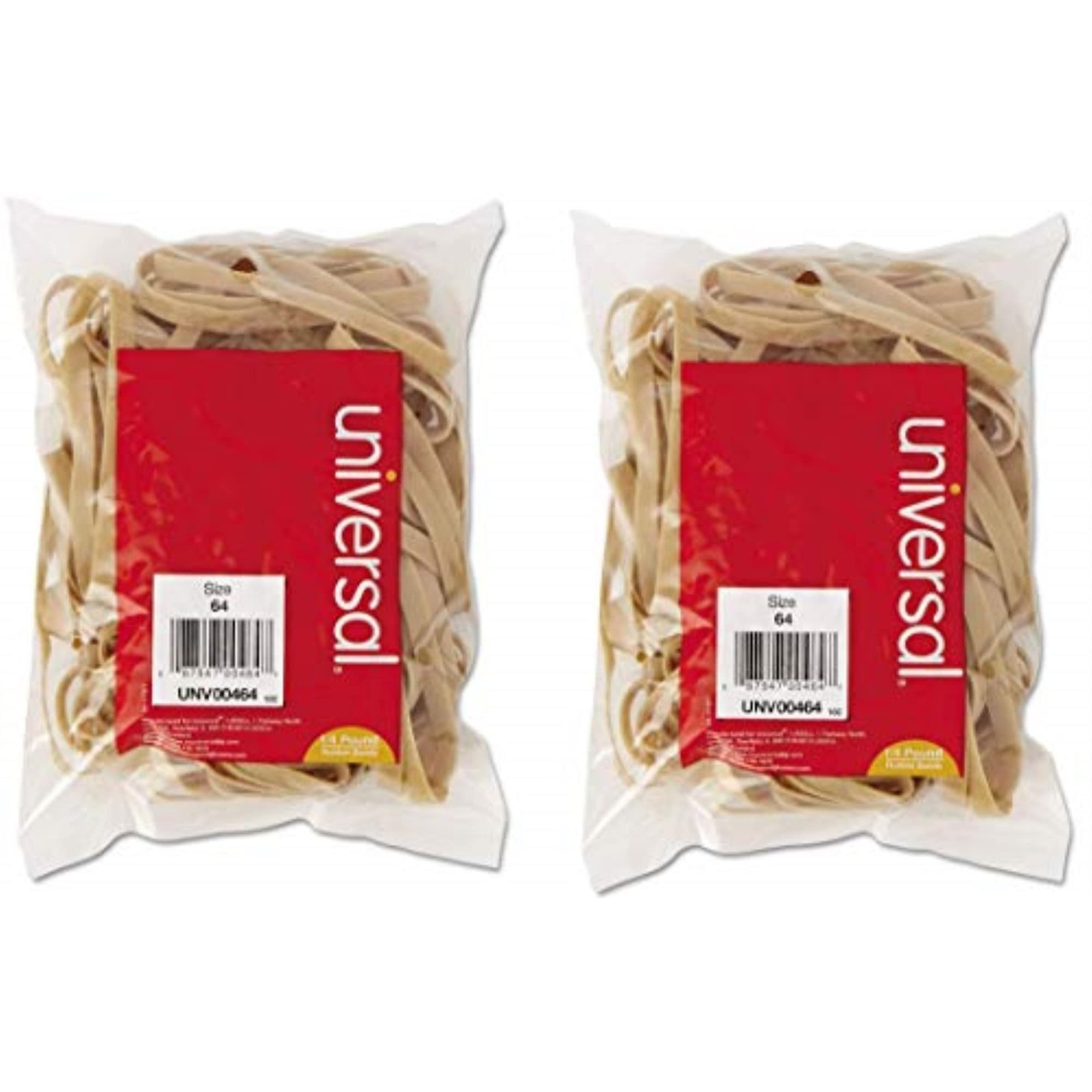 Office Products, Bands, Size 64, 3-1/2 x 1/4, 80 Bands 1/4 lb Pack