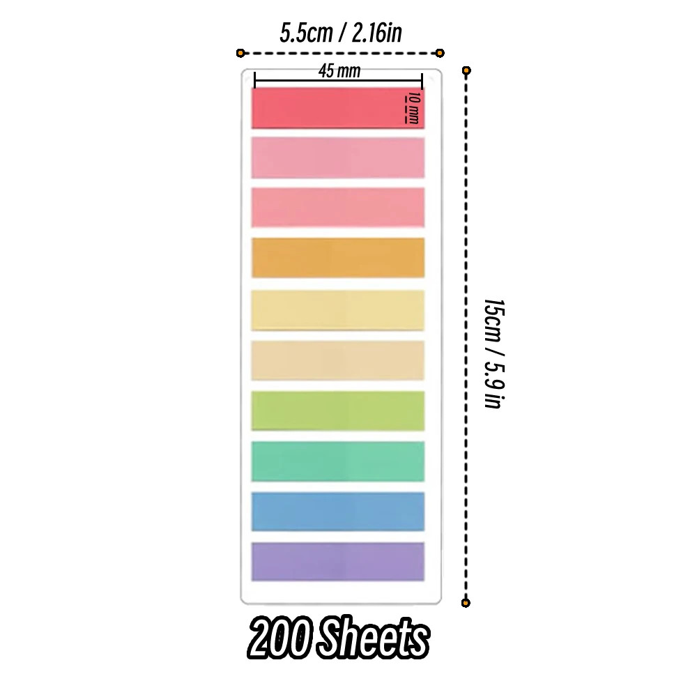 Sticky Notes Self Stick Memo Pads Assorted Colors for Office School 12 Pads
