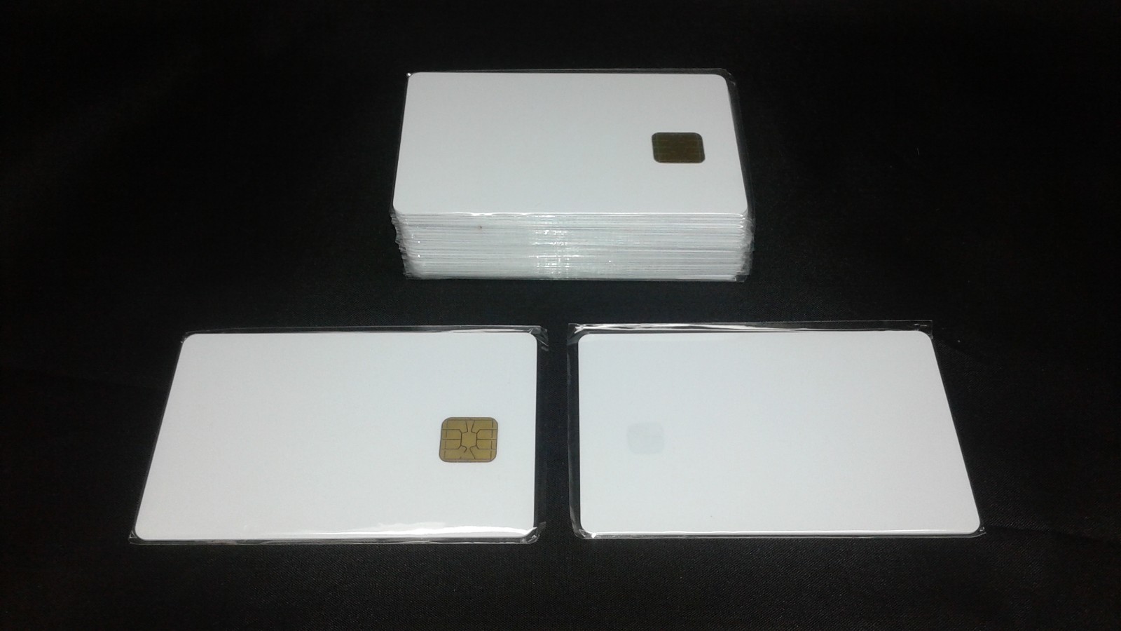 30 x CR80 30Mil SLE 4428 Contact IC – Big Chip thermal PVC Smart Card fargo