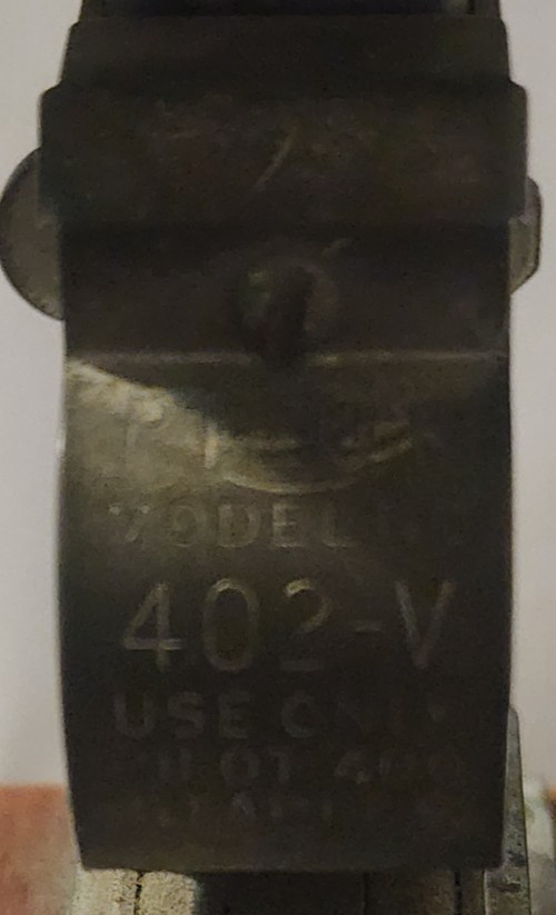 WWII VINTAGE Pilot 402 V Stapler Ace Fastener Corp Chicago, V For Victory