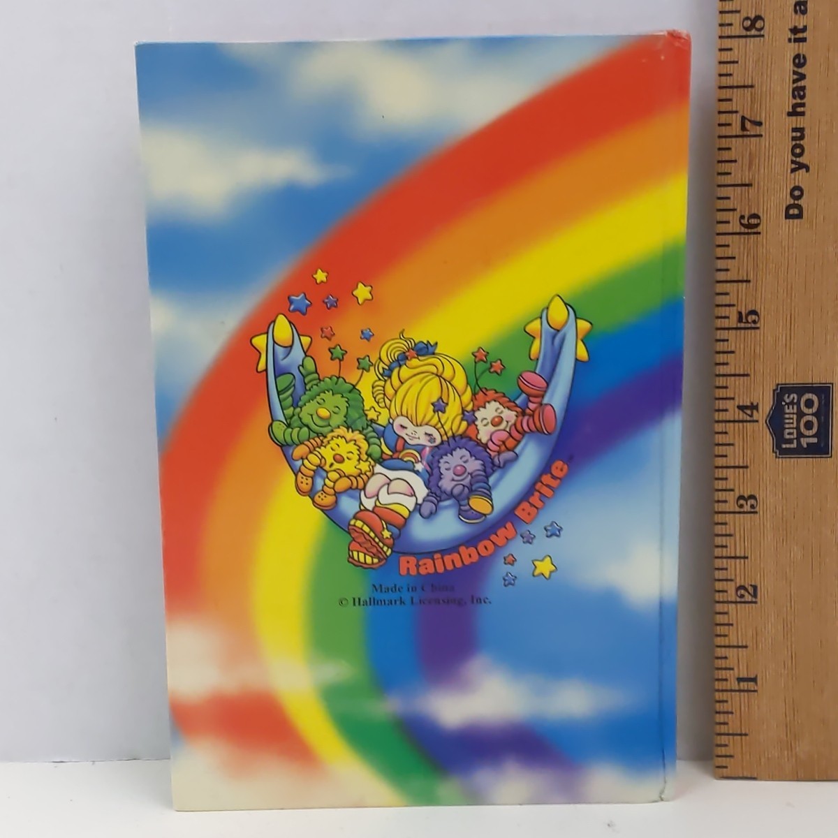 Vintage Rainbow Brite Notebook Hallmark 90s Kids Journal Hardcover Retro Rare