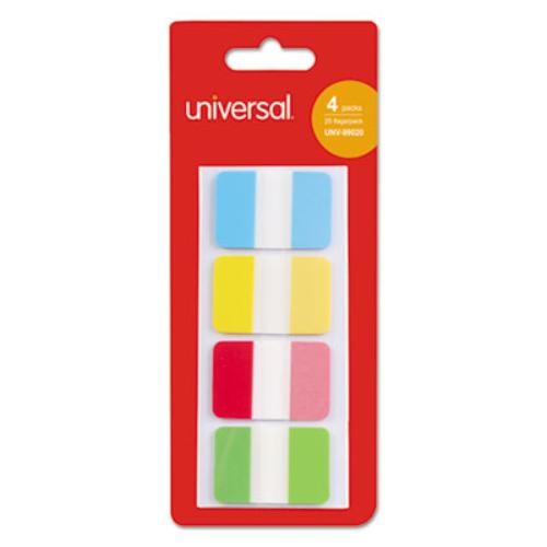 Universal Office Products UNV99020 Self Stick Index Tabs 1″ Assorted 100/pack