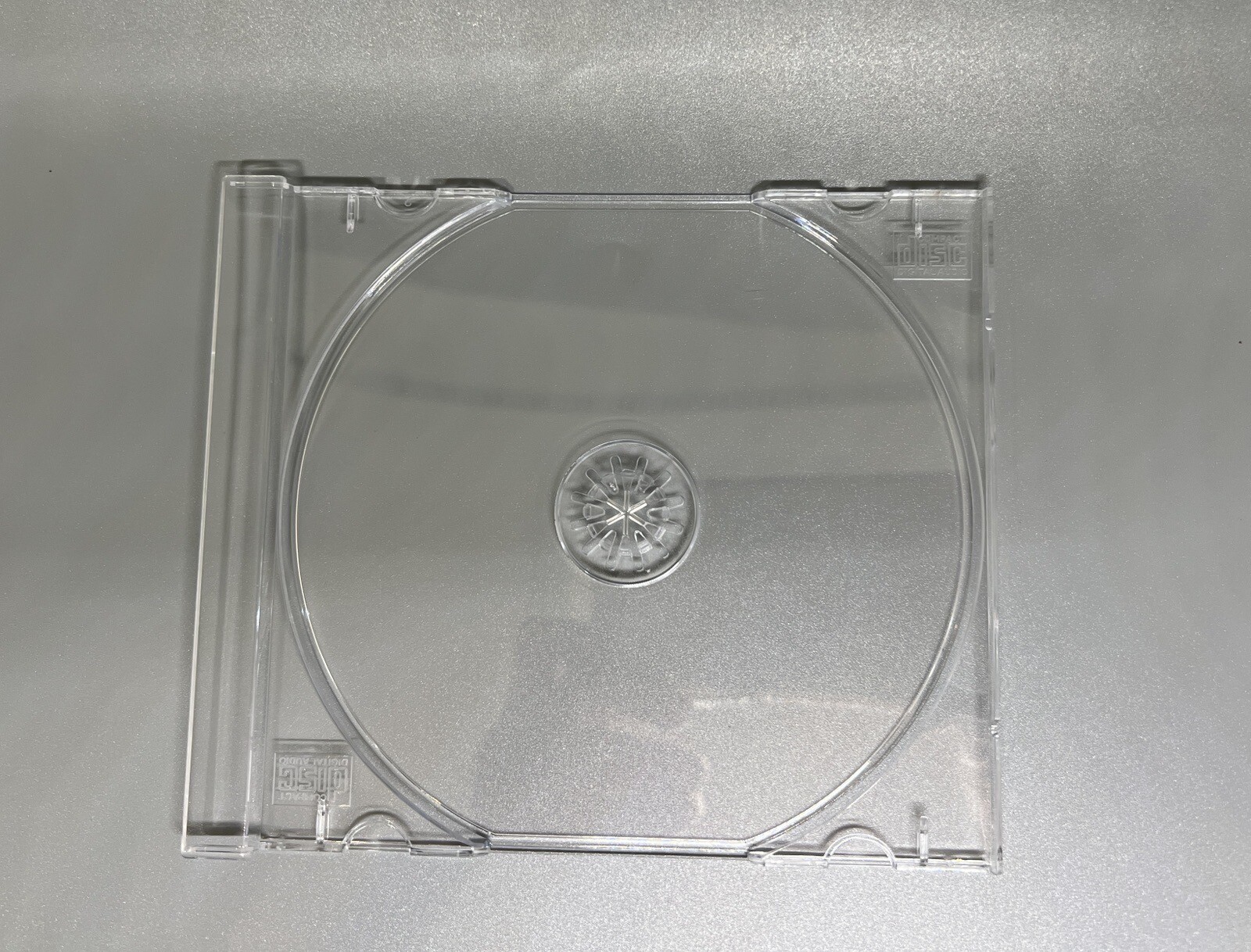10 PCS NEW STANDARD CD CLEAR TRAY WITH CDA, REINFORCED HUB, KC02PK-R-HUB-CDA