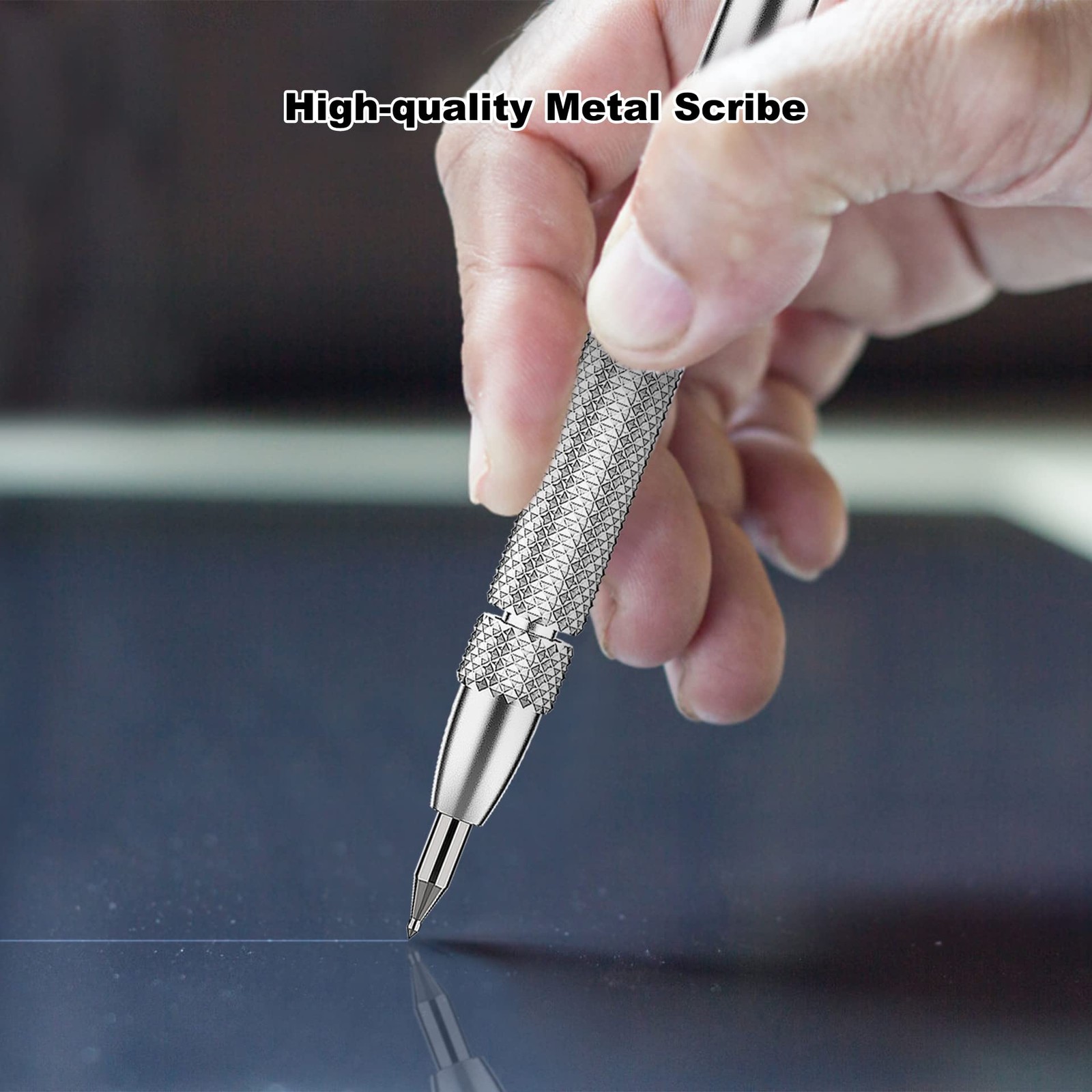 Glieskir 2 Pack Tungsten Carbide Scriber 1 Count (Pack of 4), 2PCS Silver