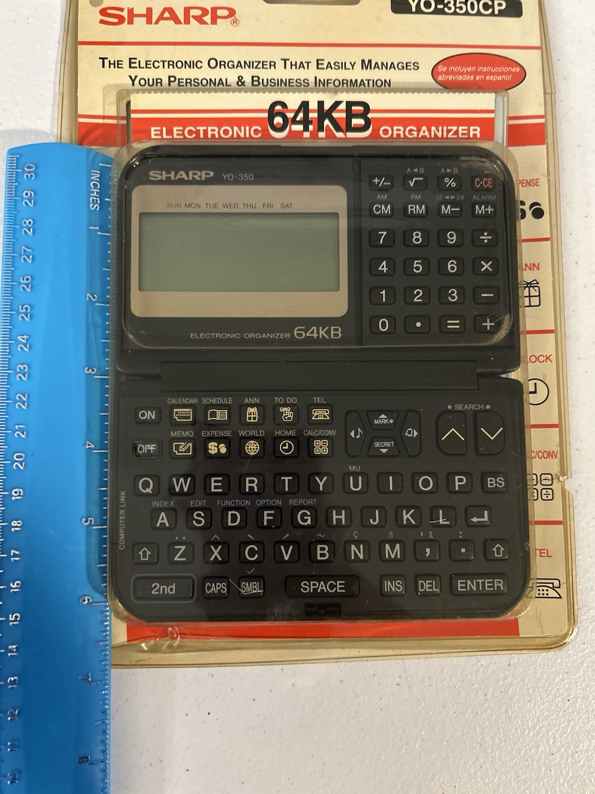 Sharp 64KB Electronic Schedule Organizer, To Do List, Expenses Model YO-350CP