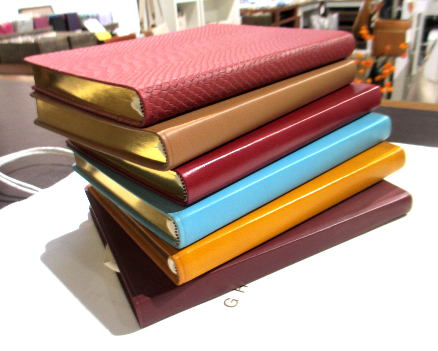 Graphic Image 9″ Journal Notebook Leather Soft Cover 224 UNLINED Pages BLUE