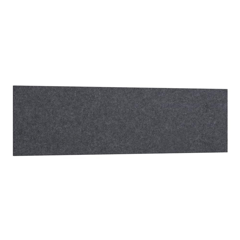 BBF 57″W Contemporary Fabric Acoustic Tackboard in Cool Charcoal