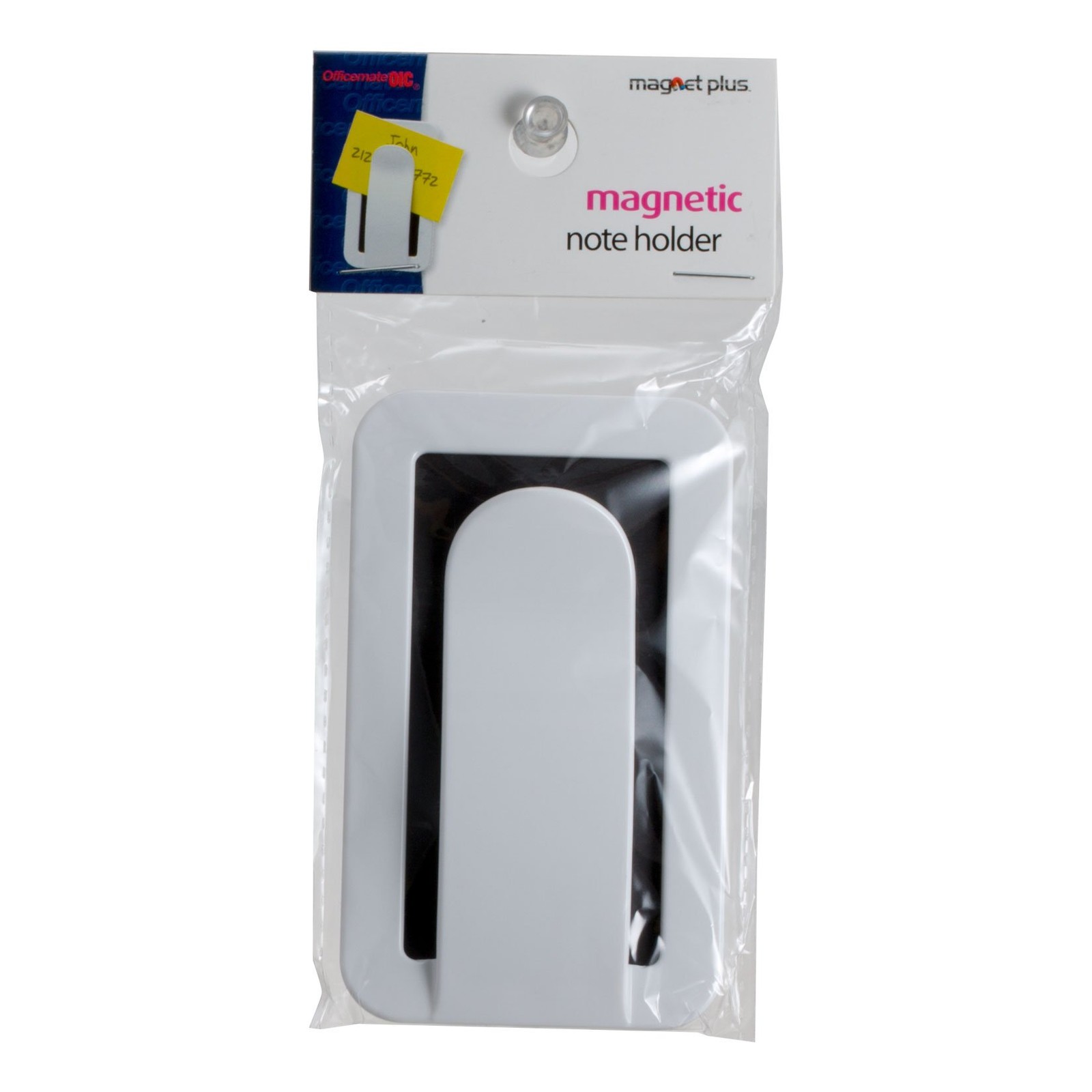 Magnet Plus Magnetic Envelope and Note Holder, White (92551)