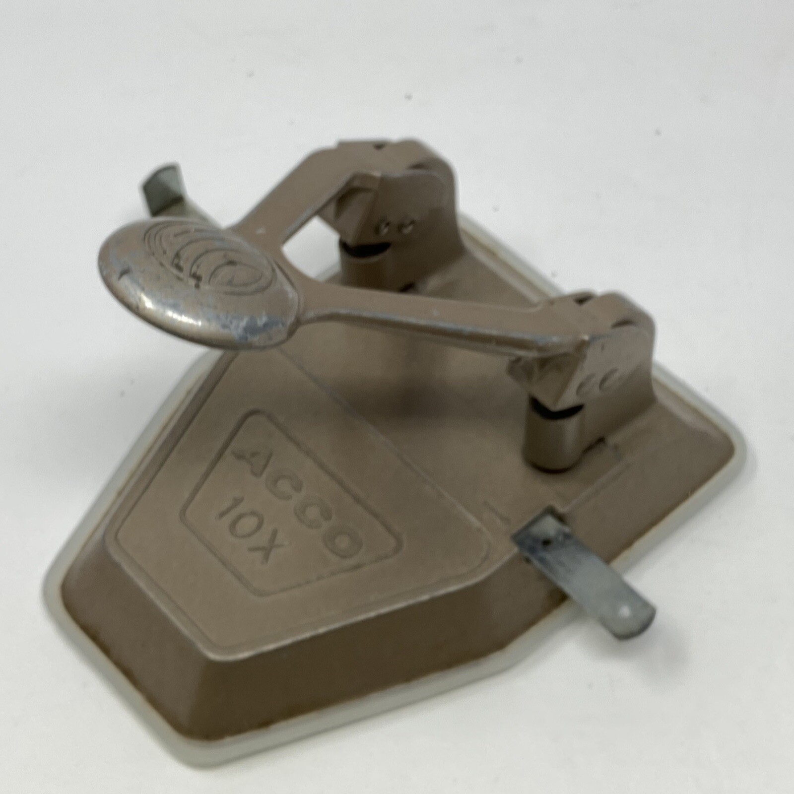 Vintage ACCO 10x – 2 Hole Punch w/Guide & Punch Catch – Made in Canada