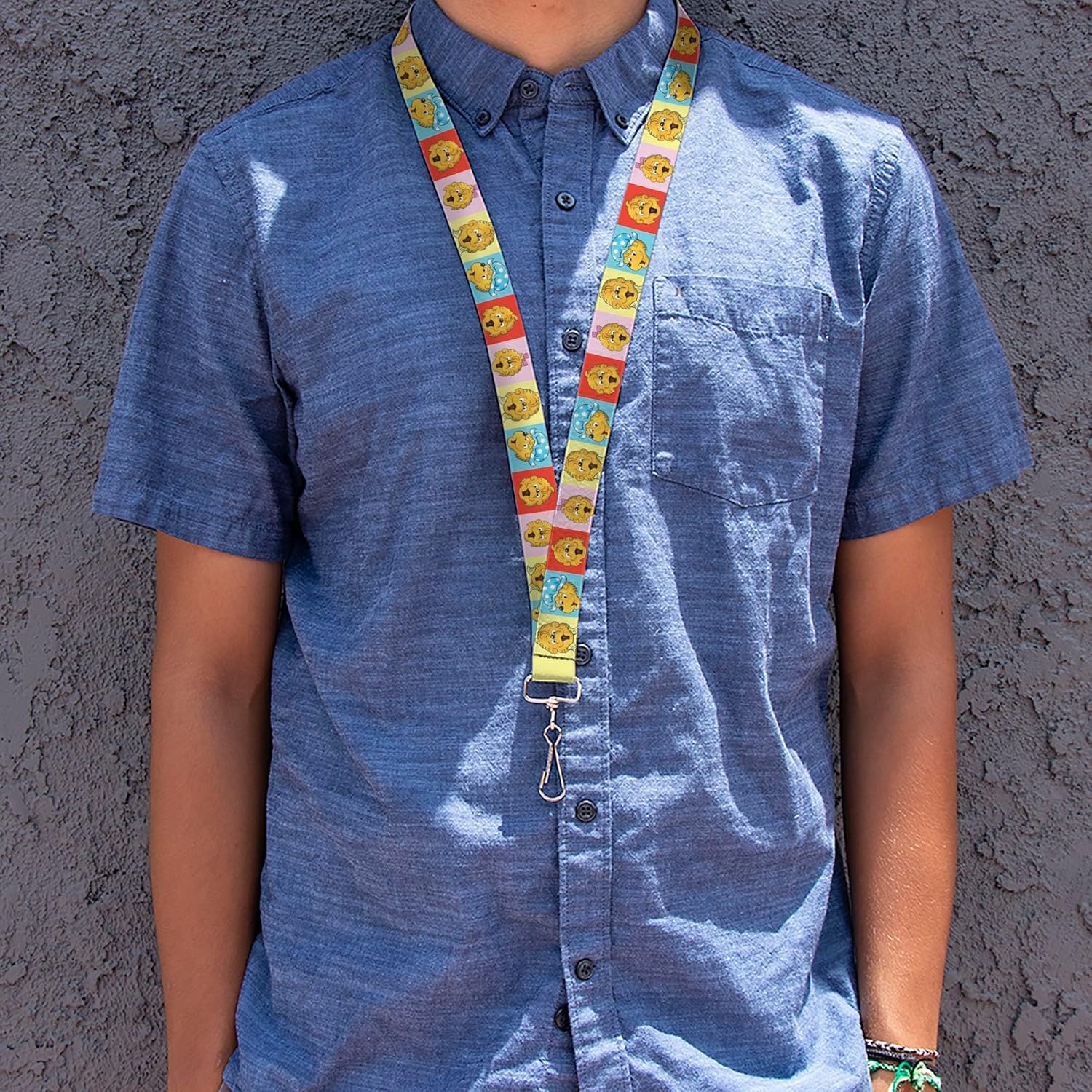 Buckle-Down The Berenstain Bears Lanyard, The Berenstain Bears Smiling Face Bloc