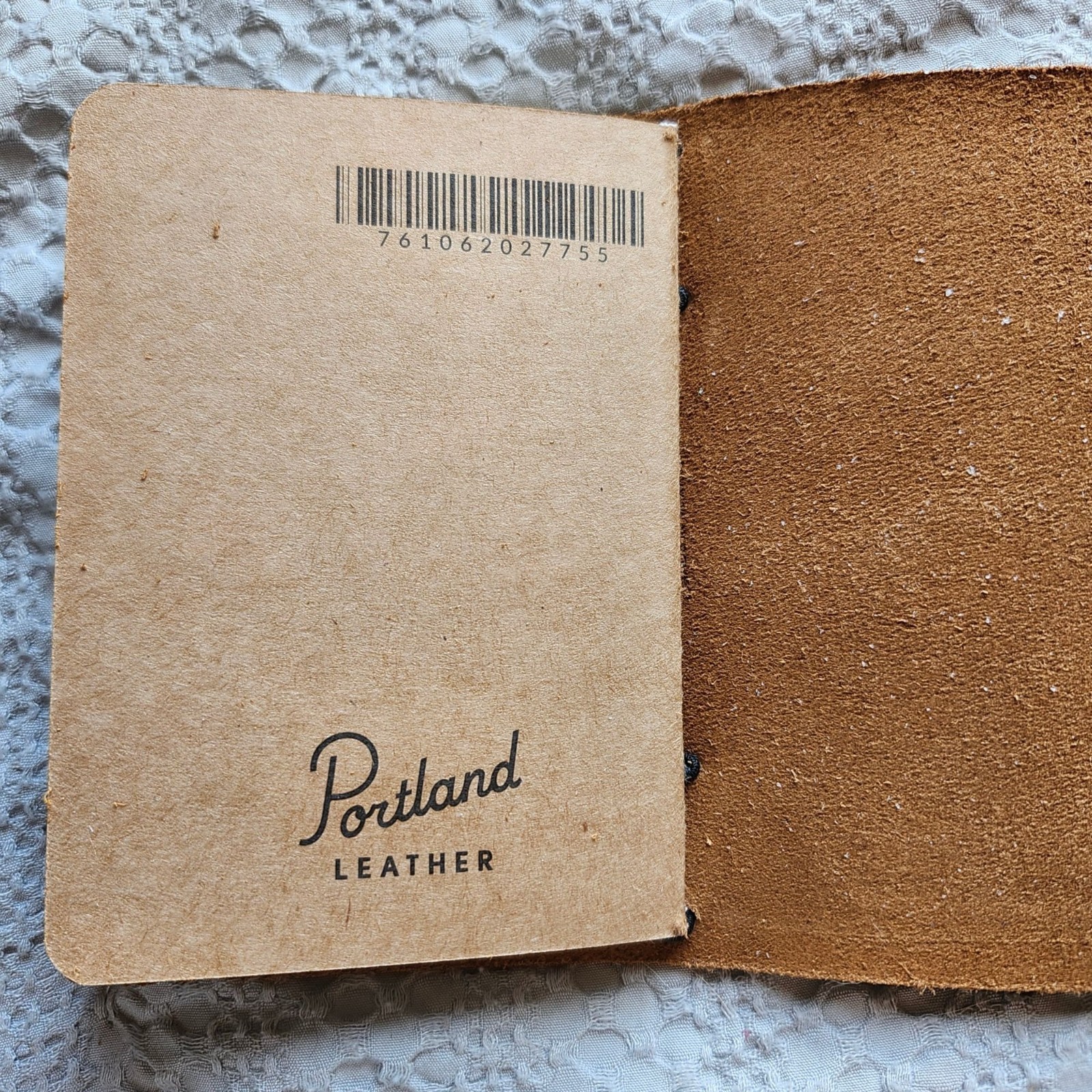 Portland Leather Unisex Small Wrap Journal Honey Leather Refillable Strap