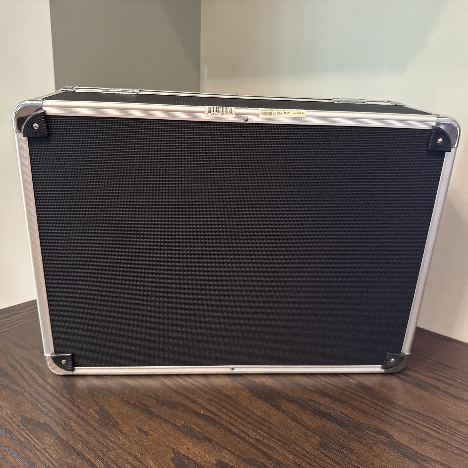 vaultz black combination lock storage box chest 18x13x6 computer cash dorm room