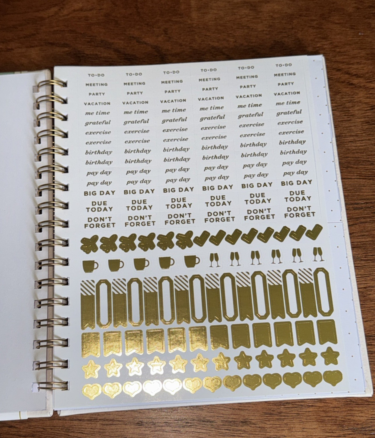 Blue Sky Day Designer Hybrid 2026 Planner Monthly Weekly Pale Pink New