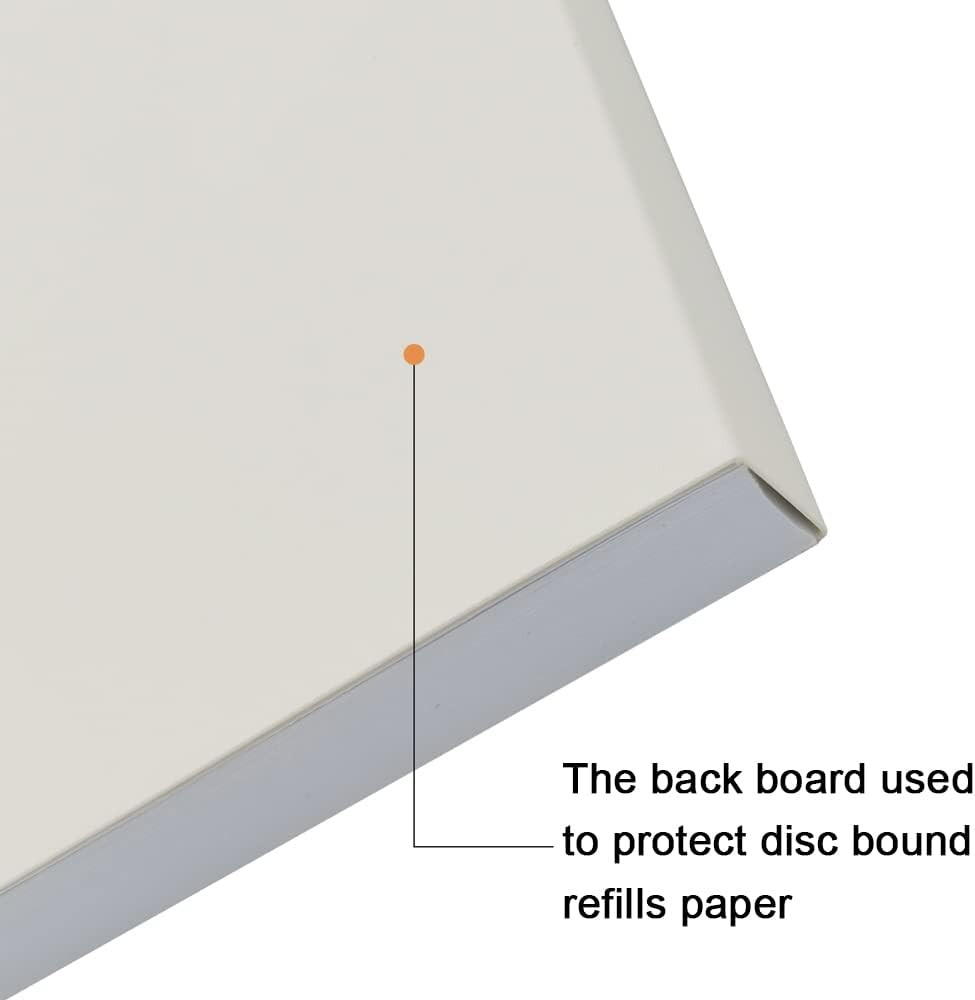 Letter Size Discbound Refill Paper Pack of 2 200 Sheets White 8.5 x 11