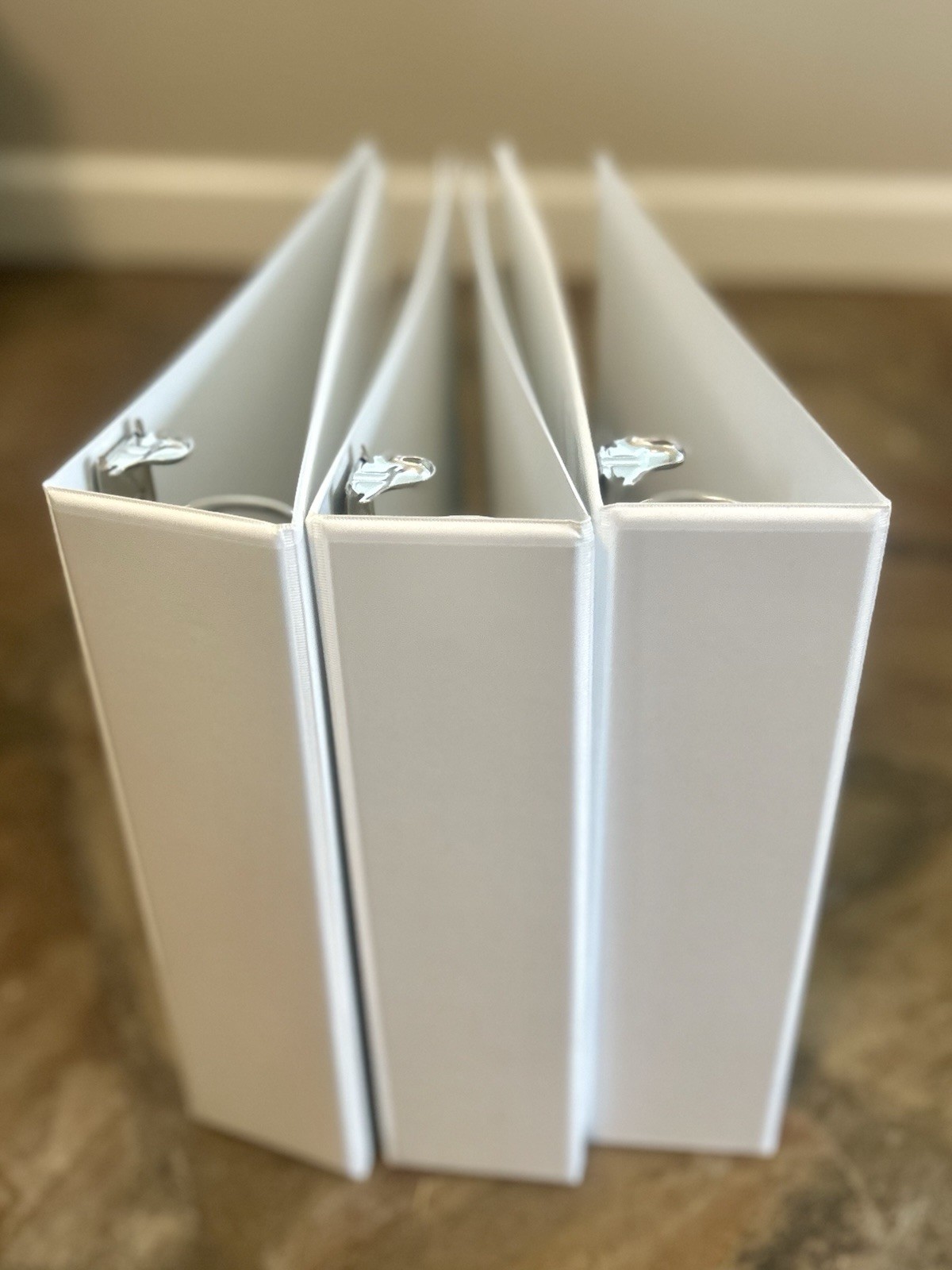3 Inch White Office Max Binders Lot Of 3