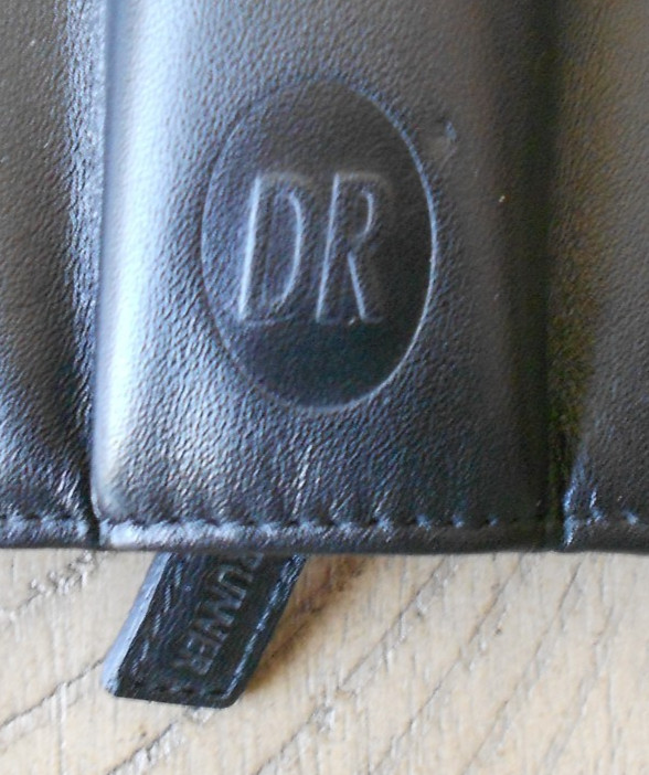 Day-Runner Genuine Black Leather 7-Ring Planner Binder “Classic” #191-93 inserts