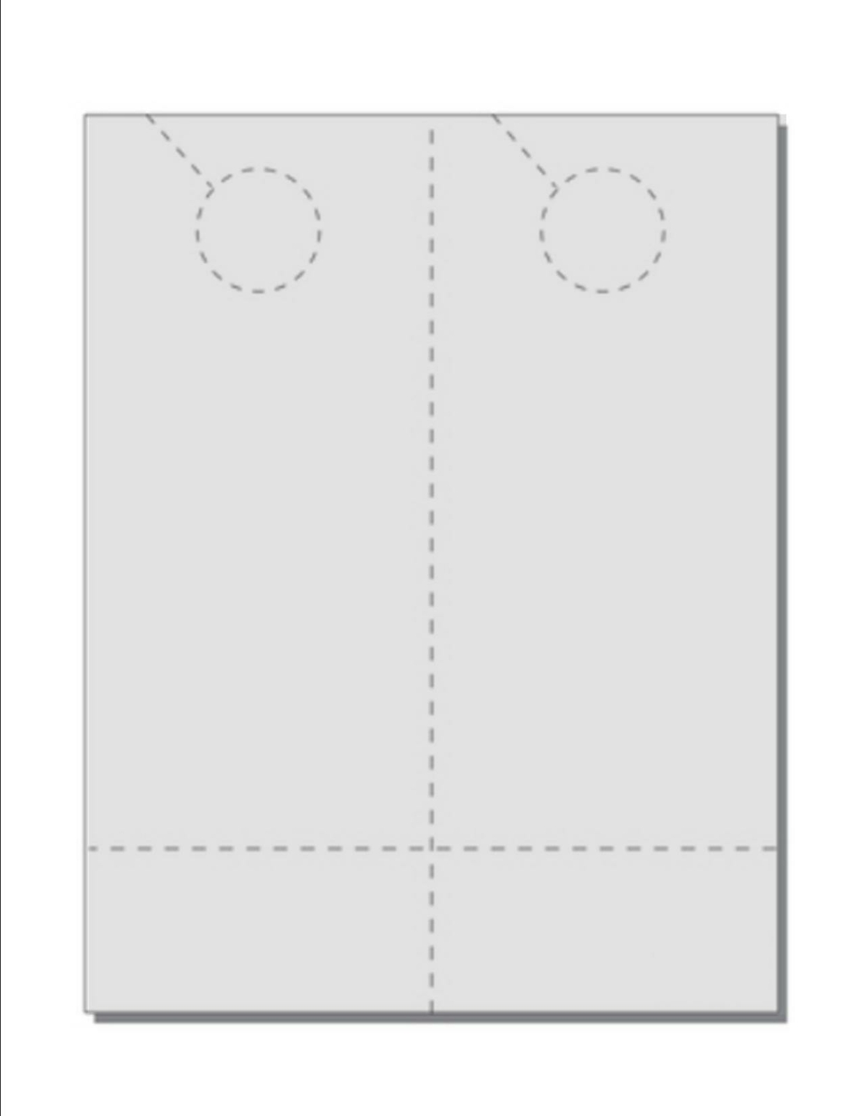 Door Hangers w Coupon, 2-UP Perfed on 8.5″ x 11″ Gray 67-lb Vellum – 250 Sheets