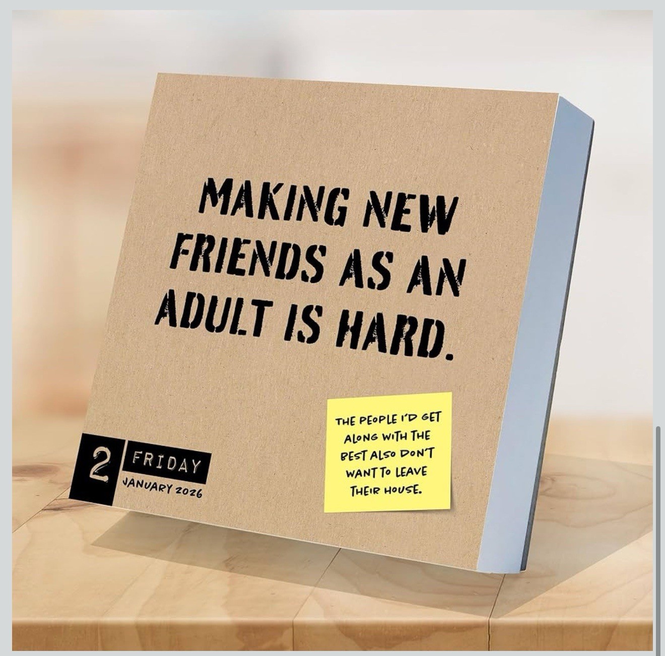 2026 Anti-Affirmations Wall Calendar