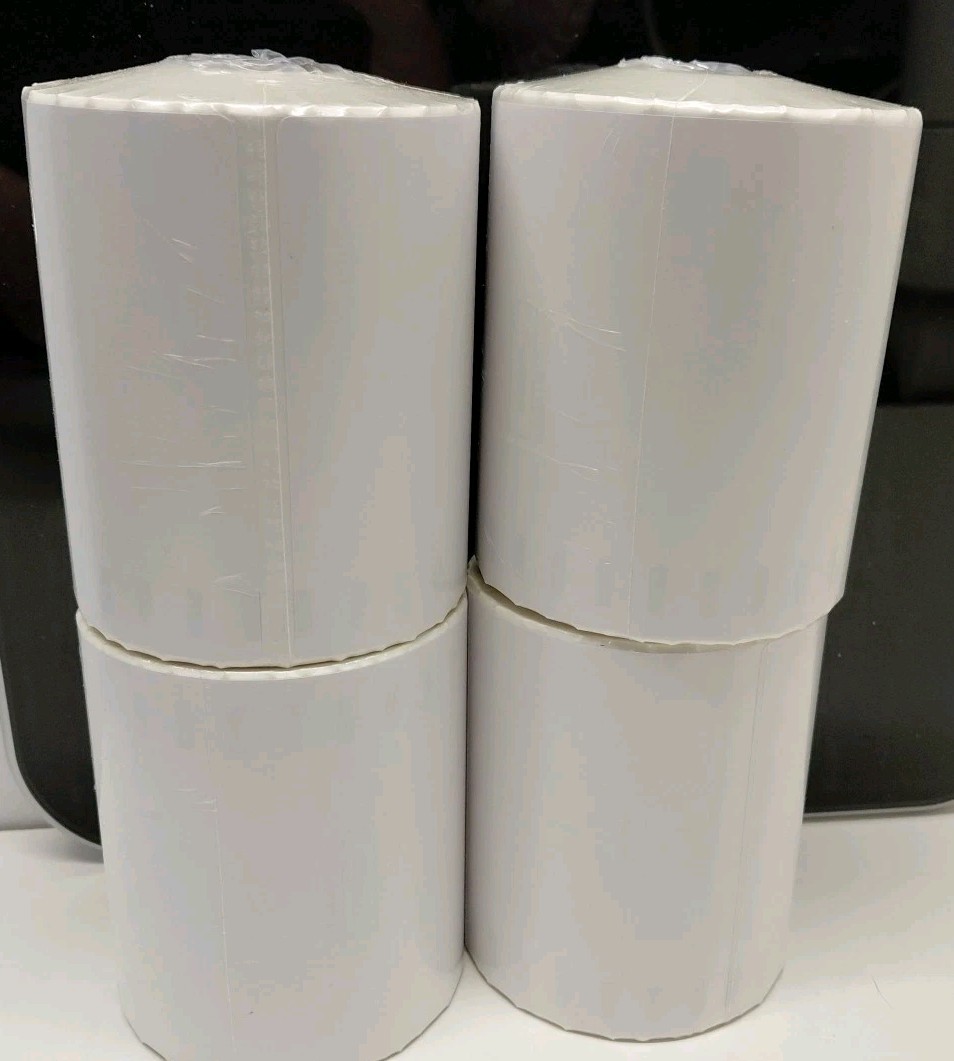 4″x6″ Direct Thermal Labels,4 Rolls (250 Labels per Roll White Perforated