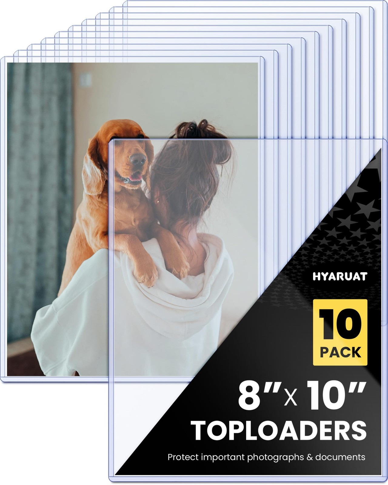 8×10 Toploaders – Clear Rigid Plastic Sleeves (10 Pack), Hard Protectors for …