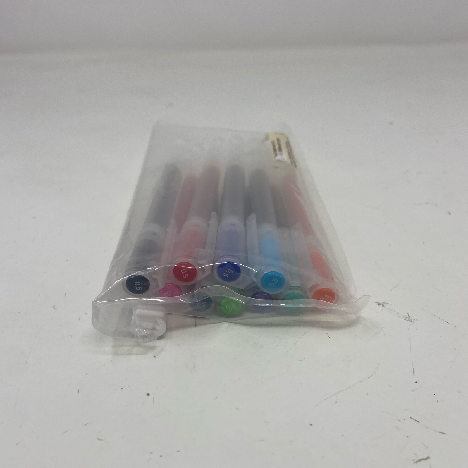 MUJI Gel Ink Ballpoint Pen Set 0.5mm, 10 Colors (Cap Type)