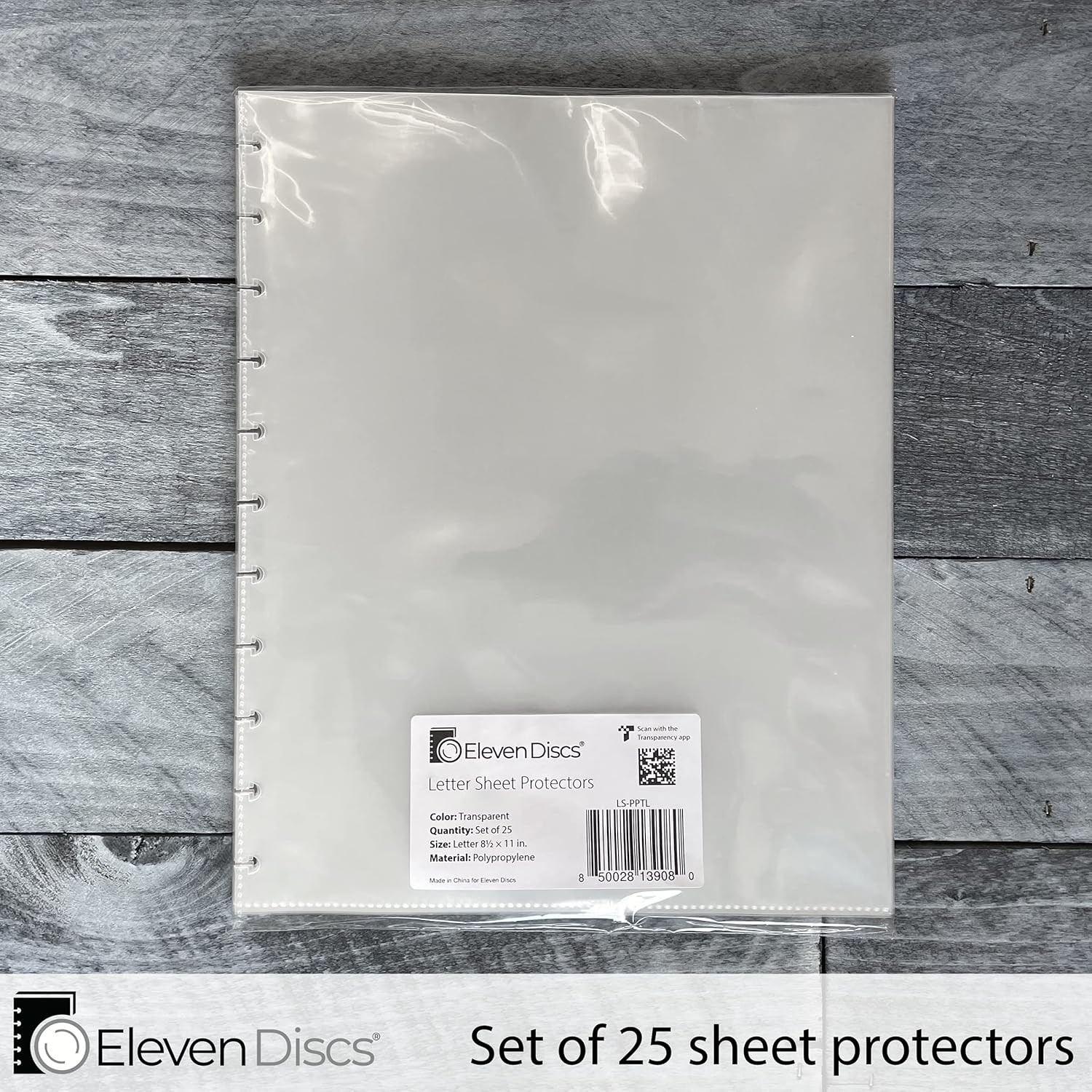 Letter Sheet Protectors for Discbound Notebooks fits Circa Arc TUL Transparen…