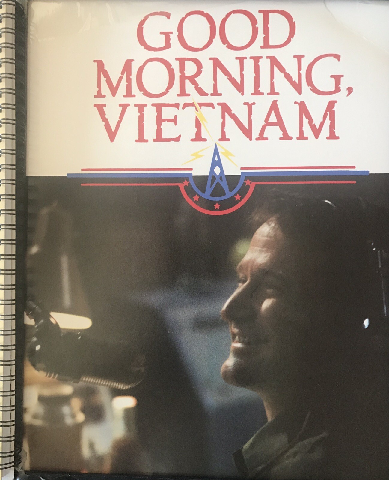 for the Good Morning, Vietnam Robin Williams fan /ALBUM COVER NOTEBOOK