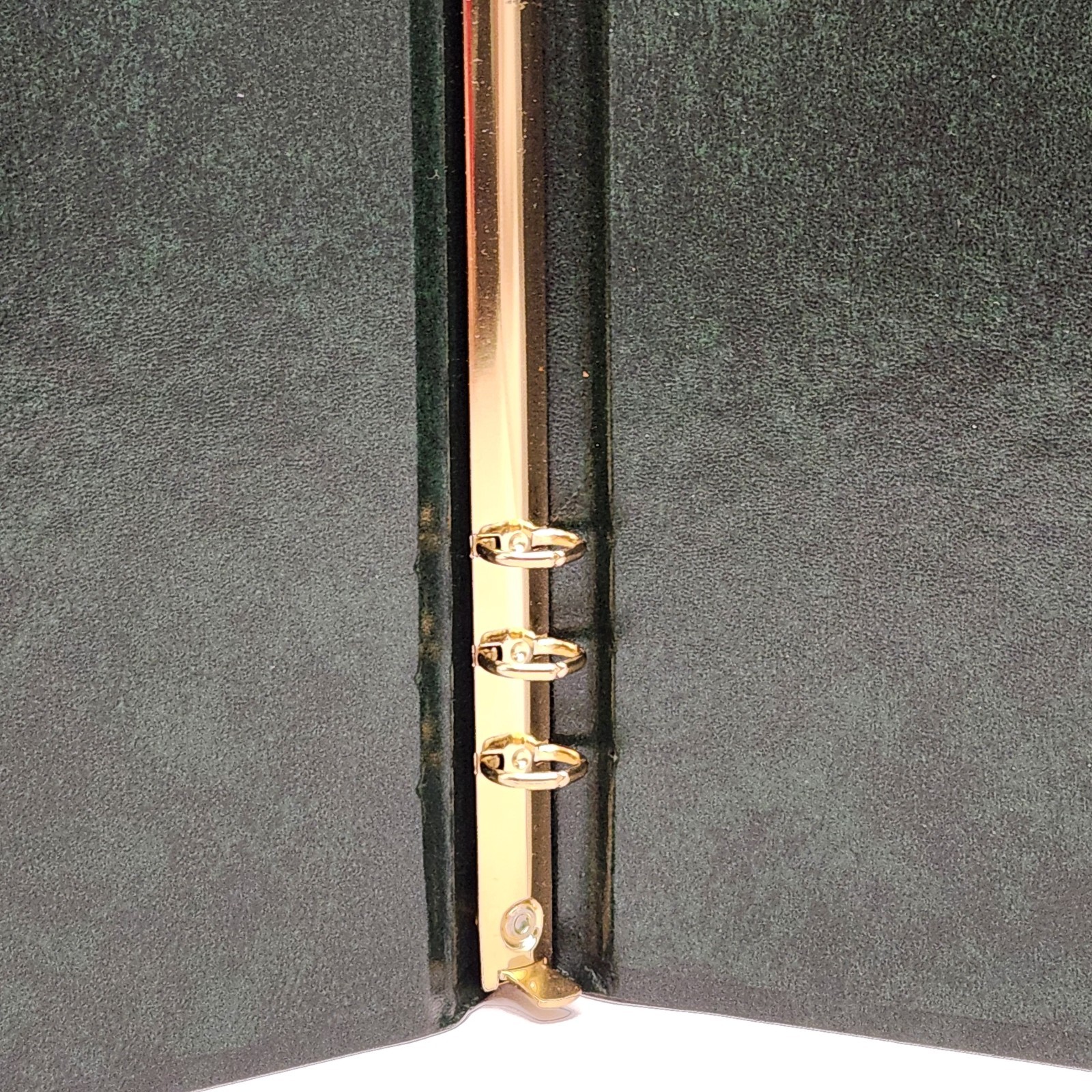 Binder Irish Celtic Cross Classic Embossed Notebook 6 Ring Green Golden Logo
