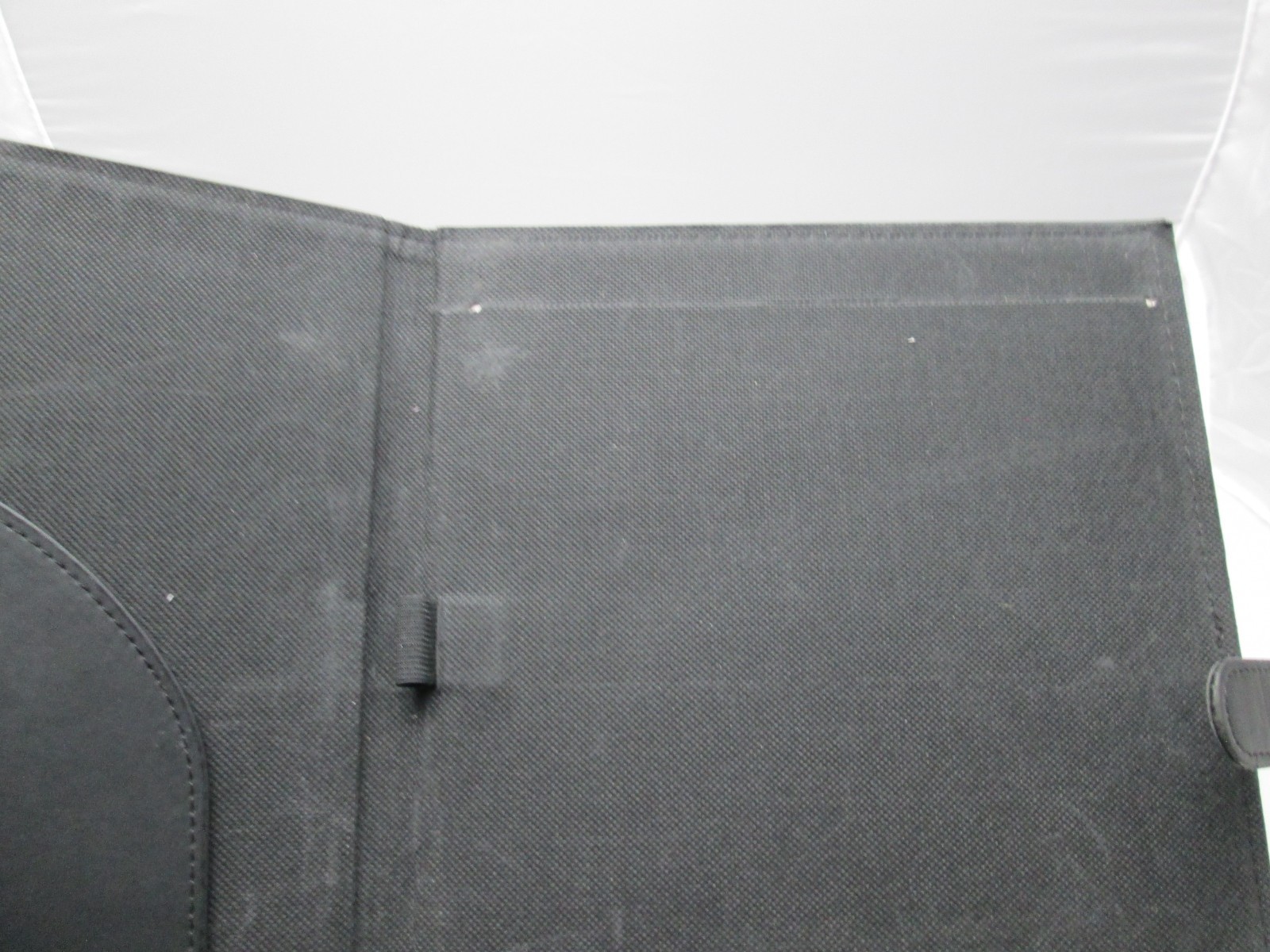 Black Portfolio Folder Organizer Planner Notepad 8.5″x11″ Legal Pad Folio