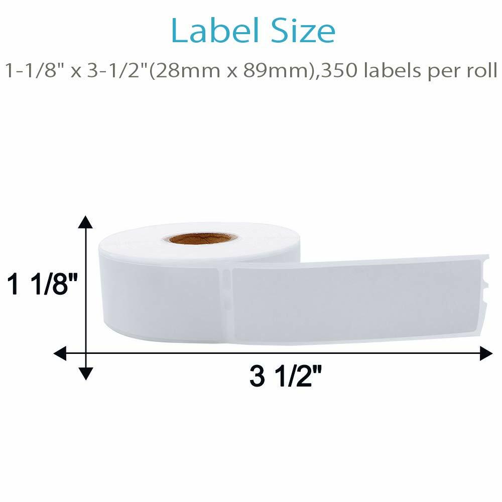 12 Rolls of 350 Address Labels in Mini-Cartons For DYMO® LabelWriters® 30252