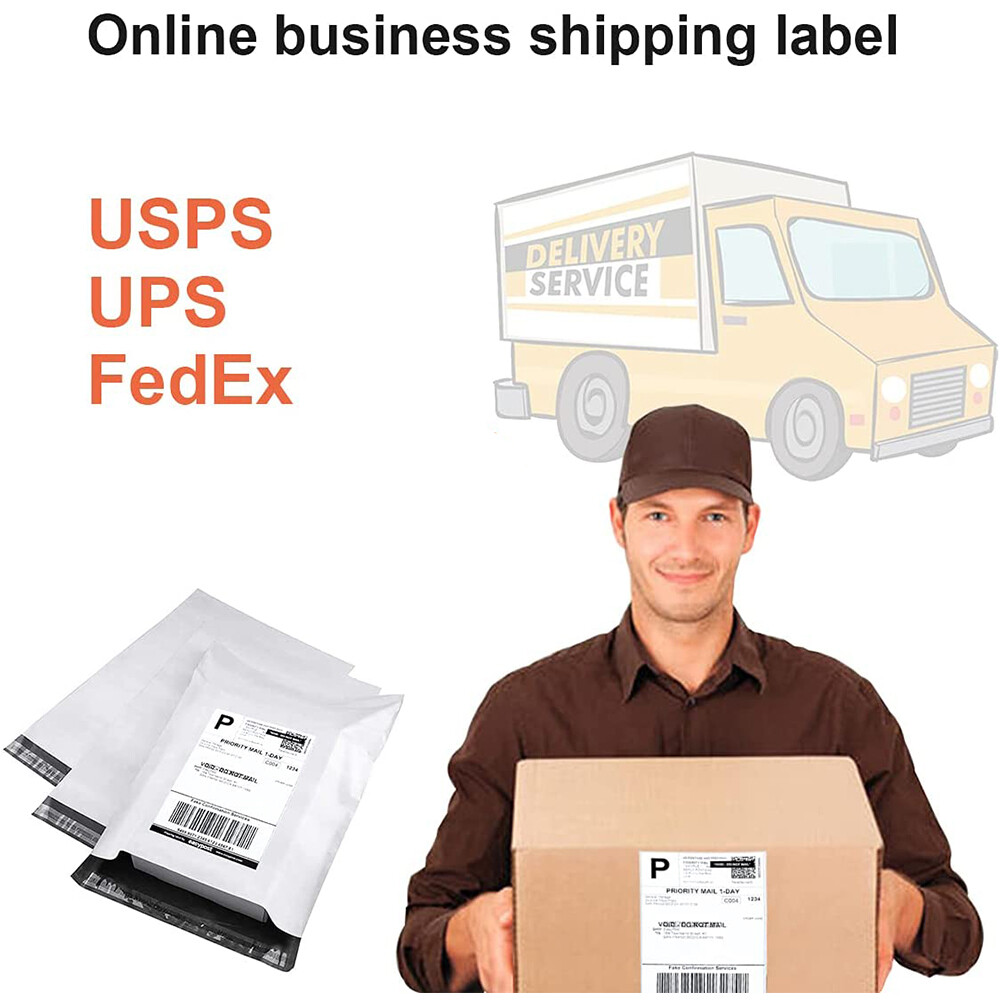 50-2000 Premium 8.5″ X 5.5″ Half Sheet Self Adhesive Shipping Labels 2 Per Sheet