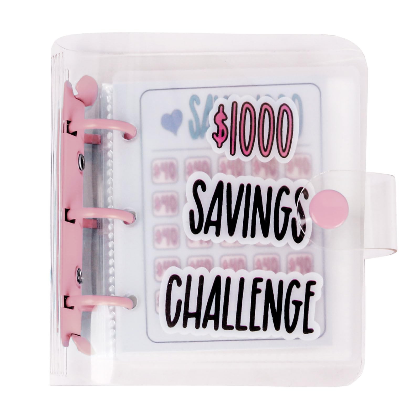 Money Saving Binder, 1000 Money Saving Challenge Binder, Reusable Budget Book…