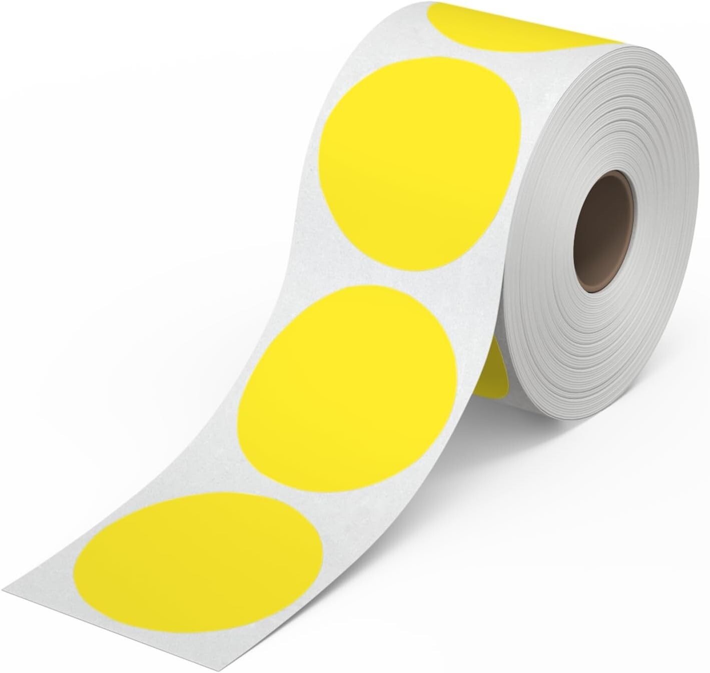 3″ Round Direct Thermal Labels Circle Sticker 750 Labels/Roll Self-Adhesive