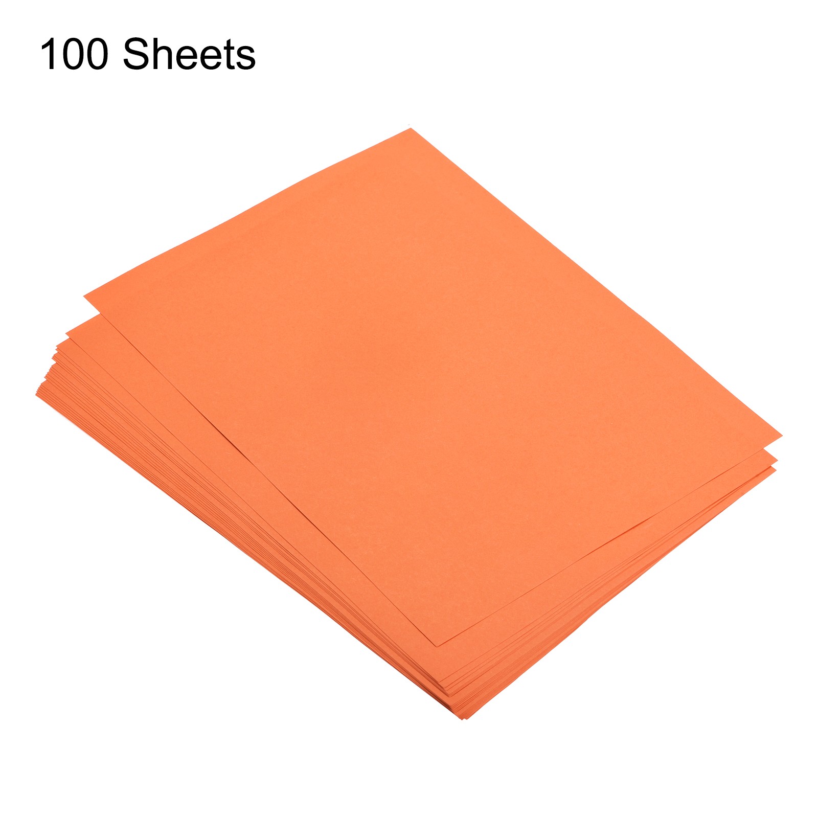 Colored Copy Paper 8.3×5.8 Inch 80gsm Orange 100 Sheets