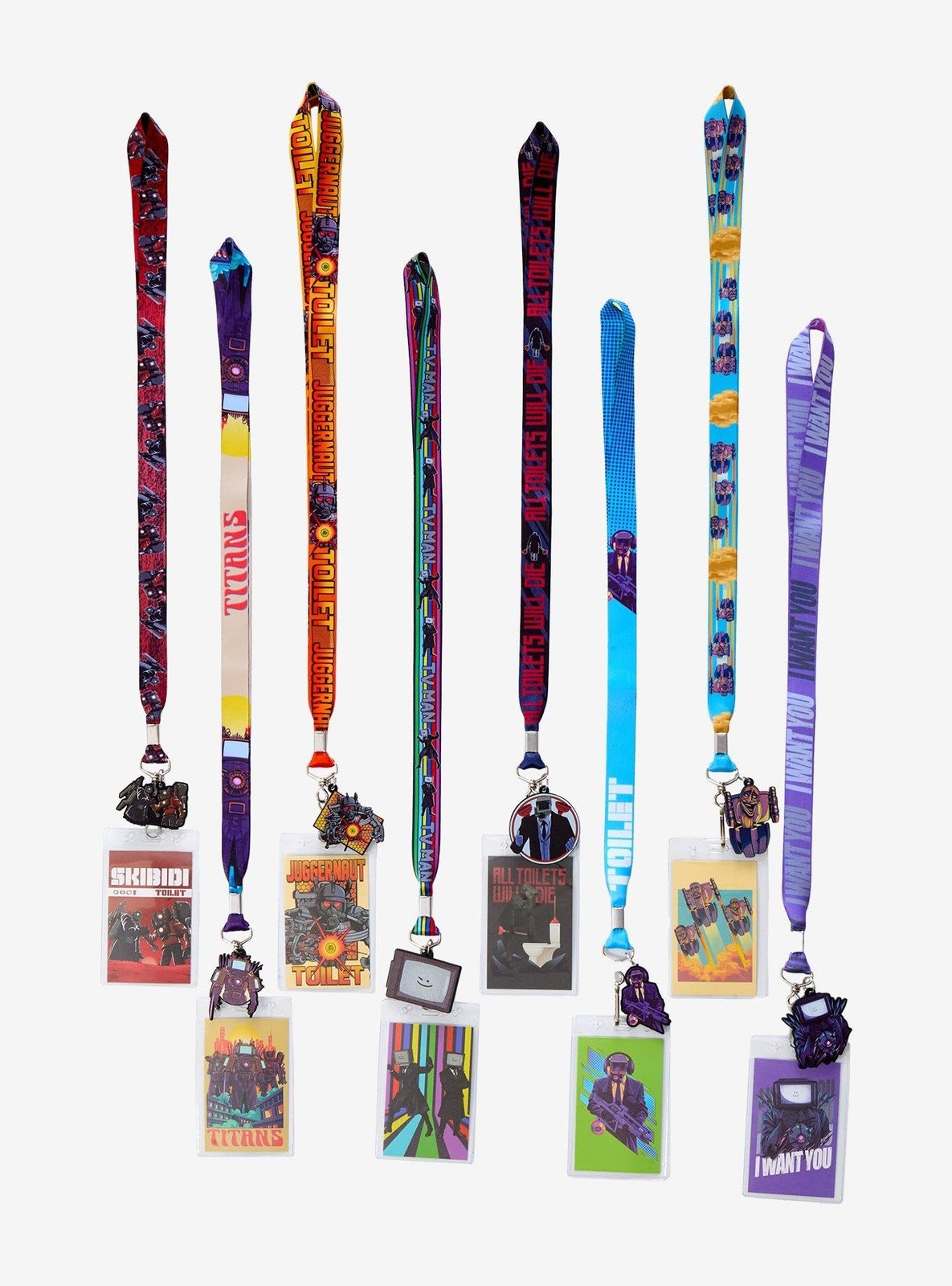 BoxLunch Skibidi Toilet Blind Bag Lanyard MULTI NONE
