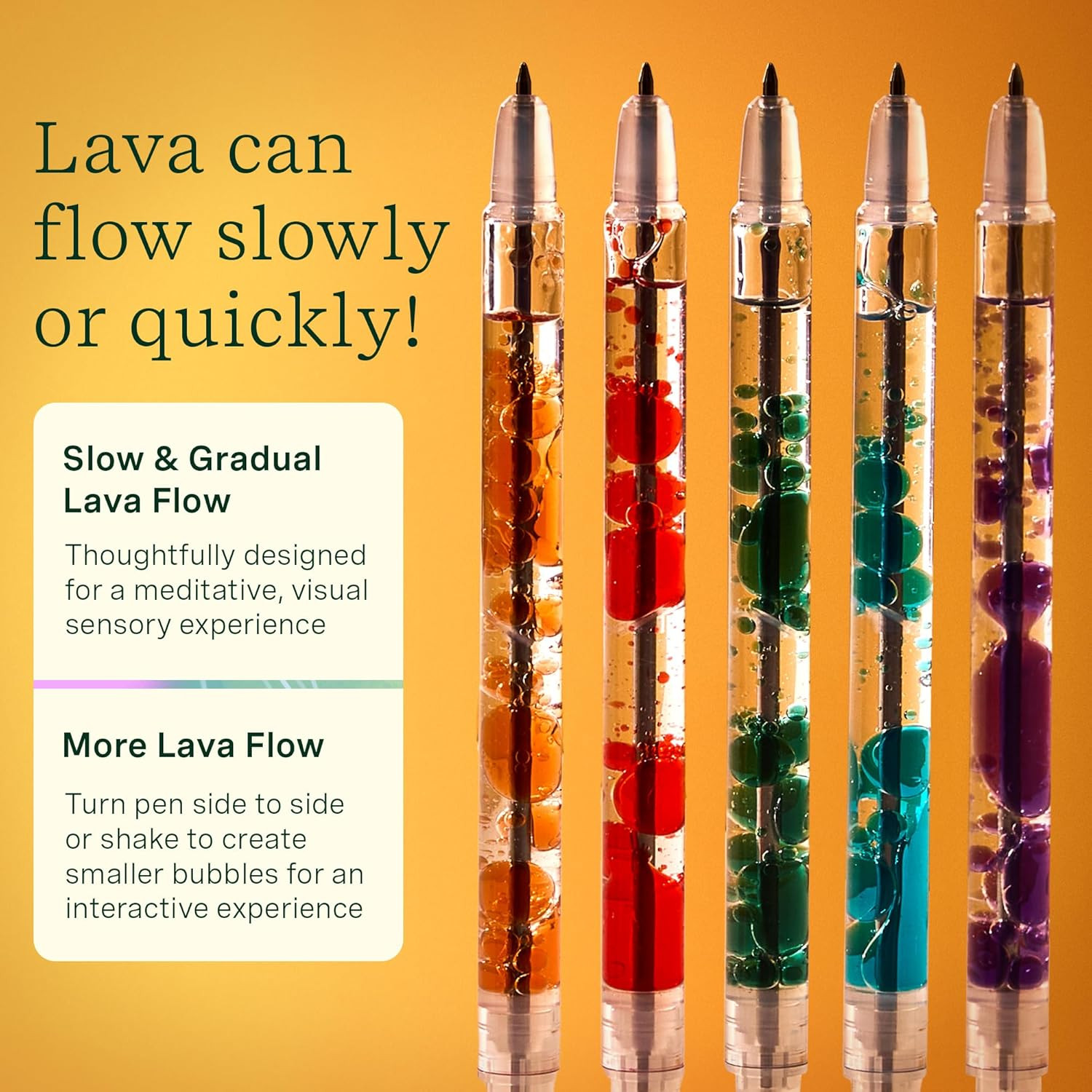 Scented Lava Gel Pen Set, 10-Pack (Multi-Color) – 0.5Mm Colored Gel Pens Infused