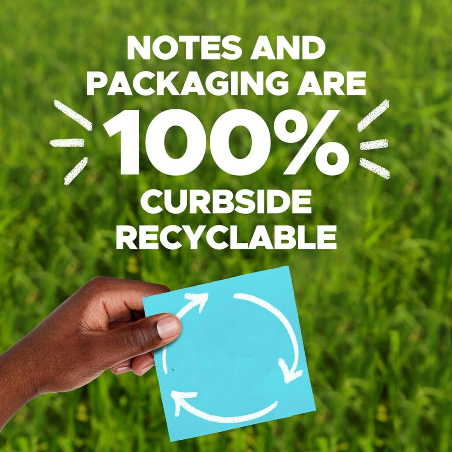 Post it Super Sticky Notes 3×3 Wanderlust Collection 5 Pads 70 Sheets Recycled